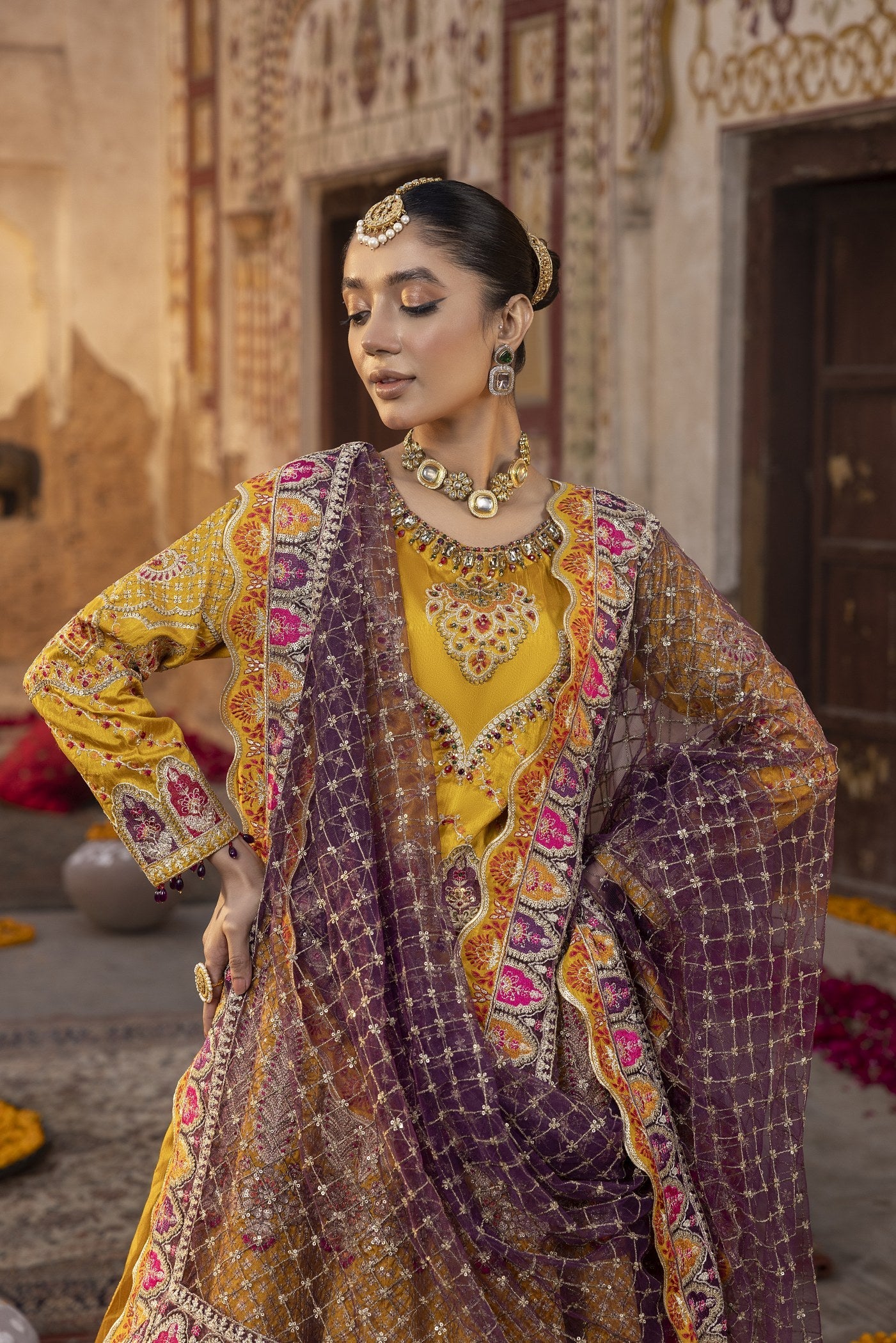 Shahjahan - Feel Royal SJ 23032 YELLOW Women 3pcs