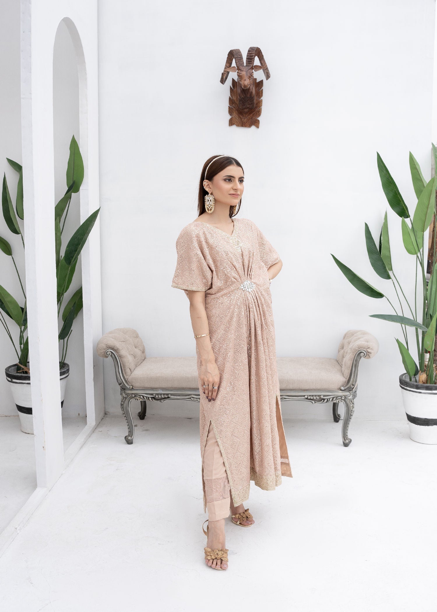 Manahils WA 03 PEACH Women 2pcs