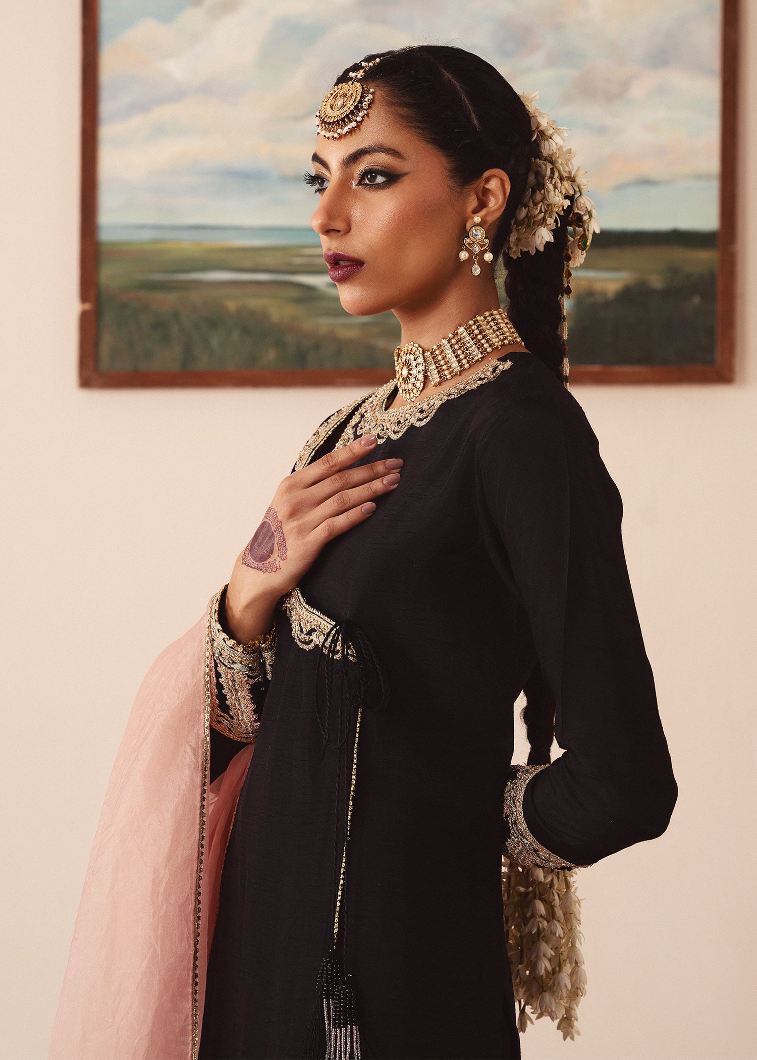 Rang-e-Haya Misty (Black) Women 3pcs