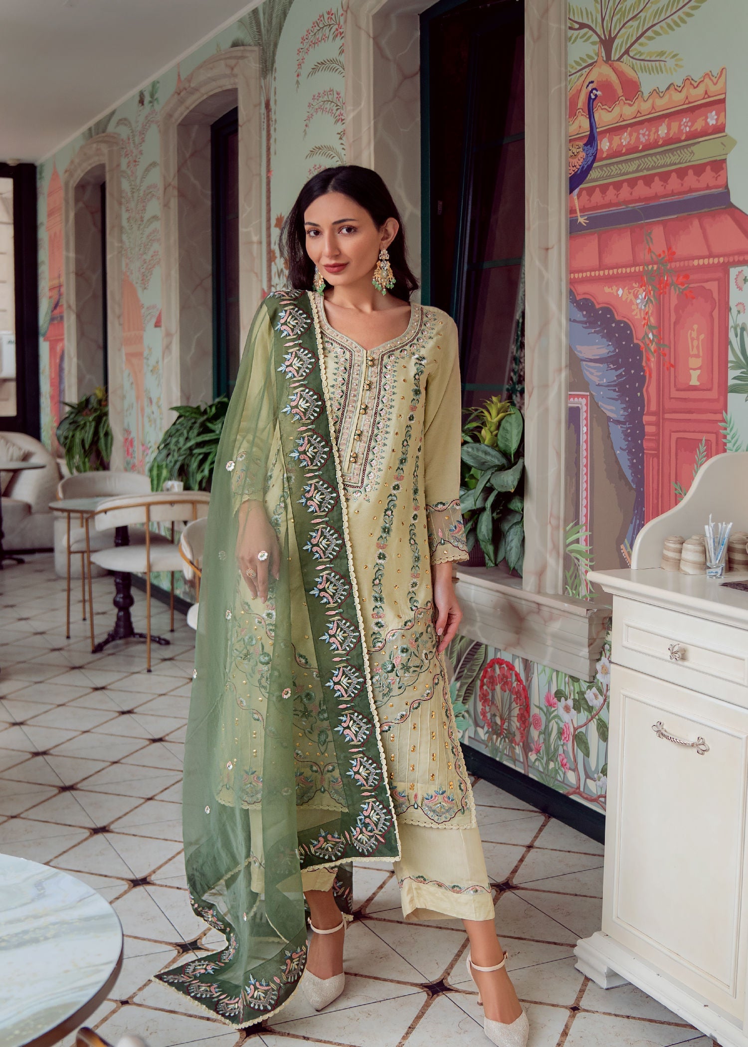 Muntaha By Shanzay Lime Nazneen Women 3pcs