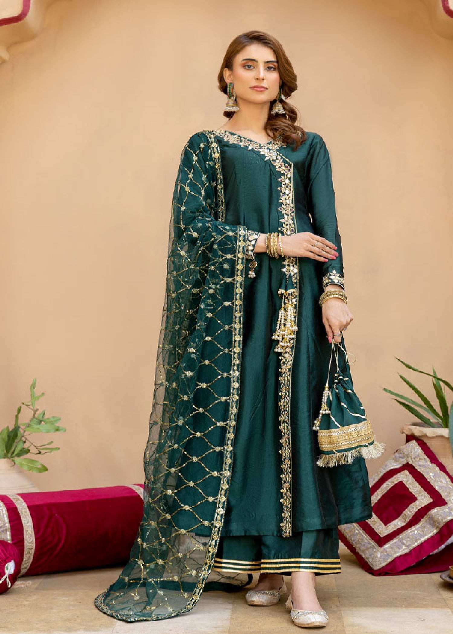 Kausar Attire Santoor Women 3pcs