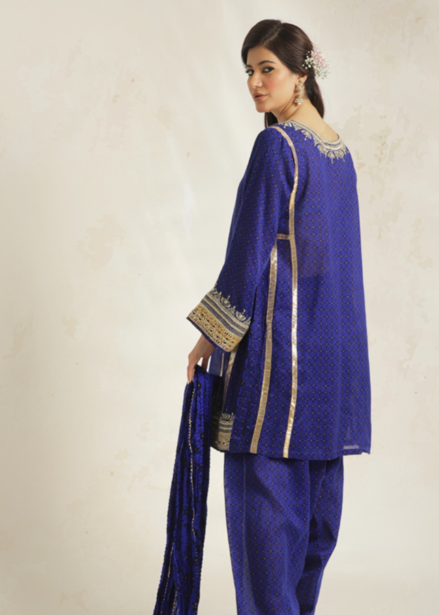 Gulenoor Blouche Vol 2 Blue Women 3pcs