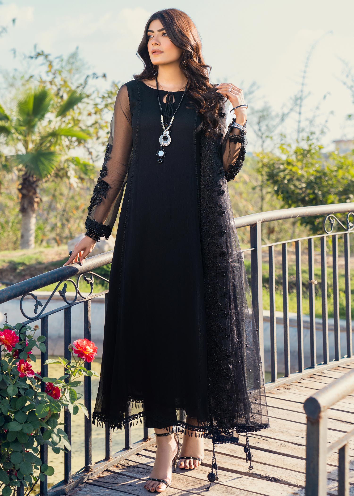 Khuda Baksh Creations Z 272 BLACK Women 4pcs