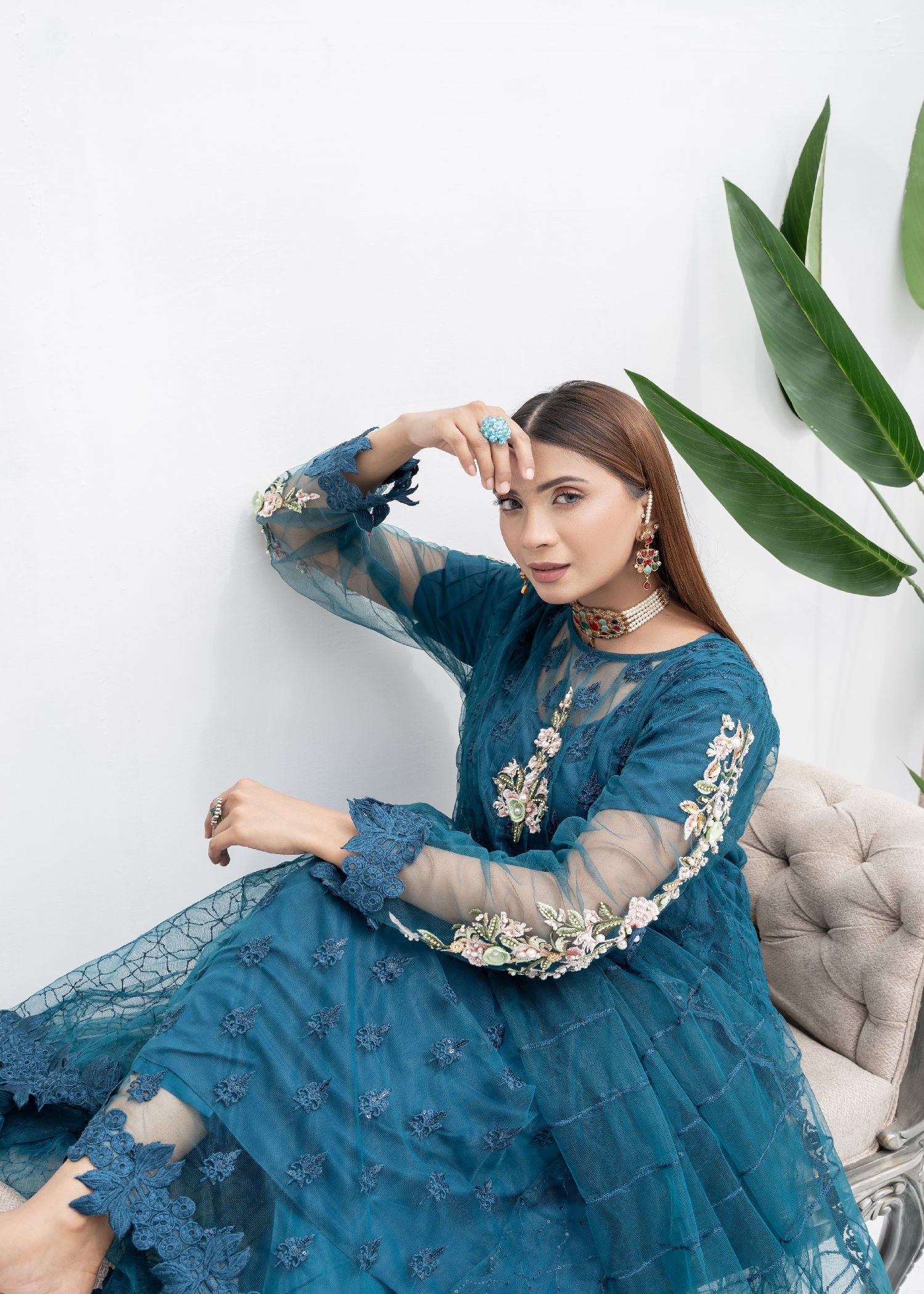 Manahils KURTI 0084 ZINC Women 3pcs