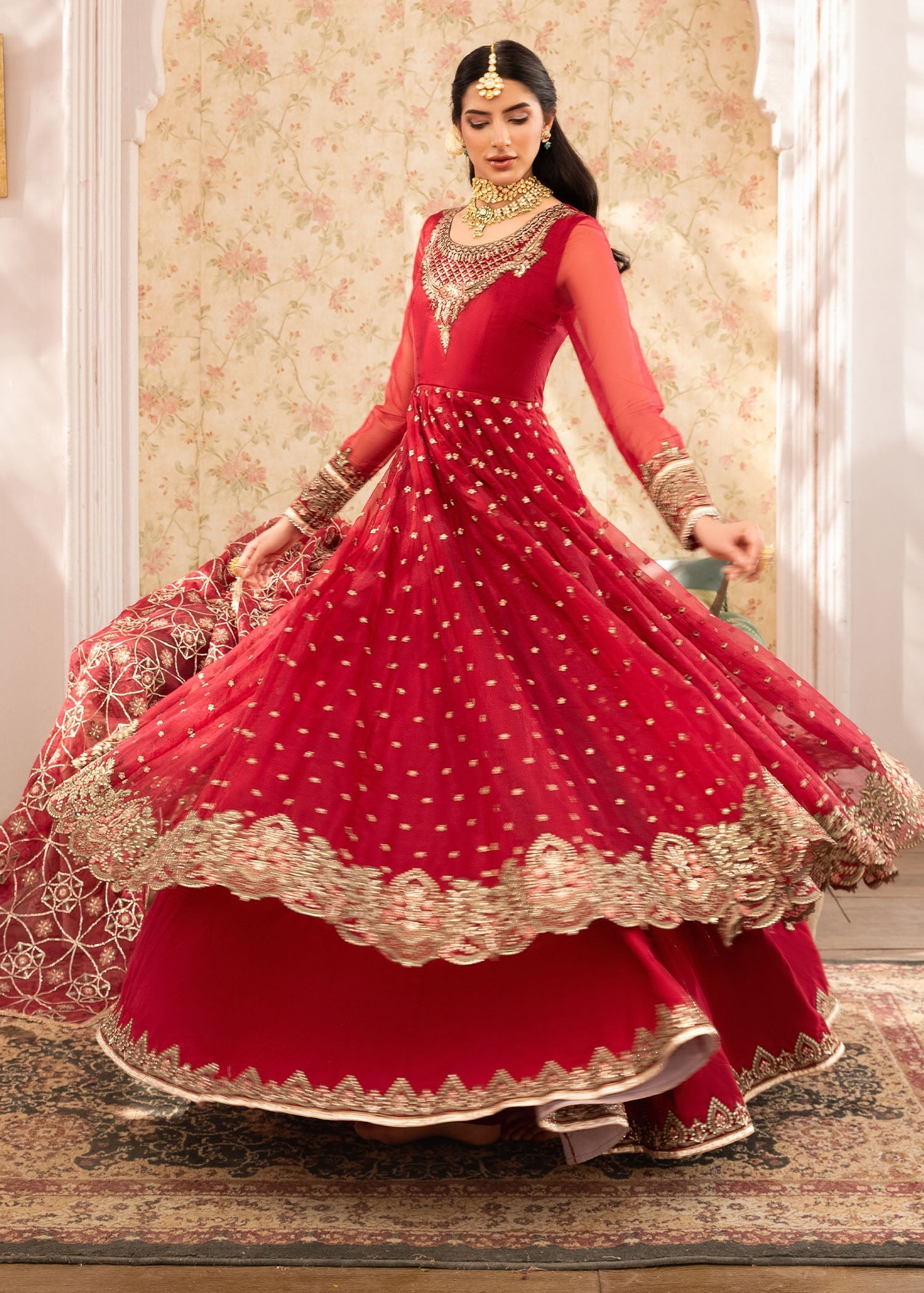 Rang-e-Haya Ruby (Rose Red) Women 4pcs