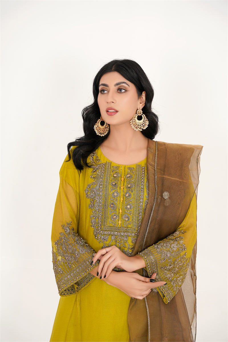 Rang Riwaj Rasm e hina stitched Women 3pcs