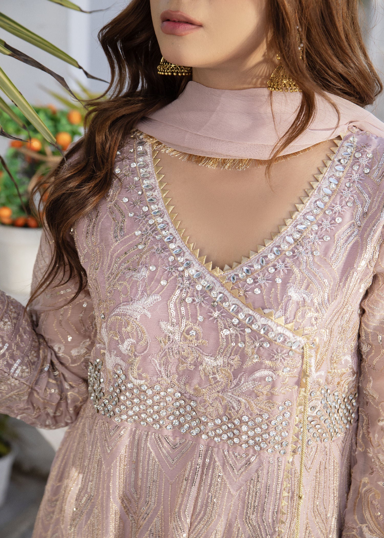 Manahils KURTI 105 LILAC Women 3pcs