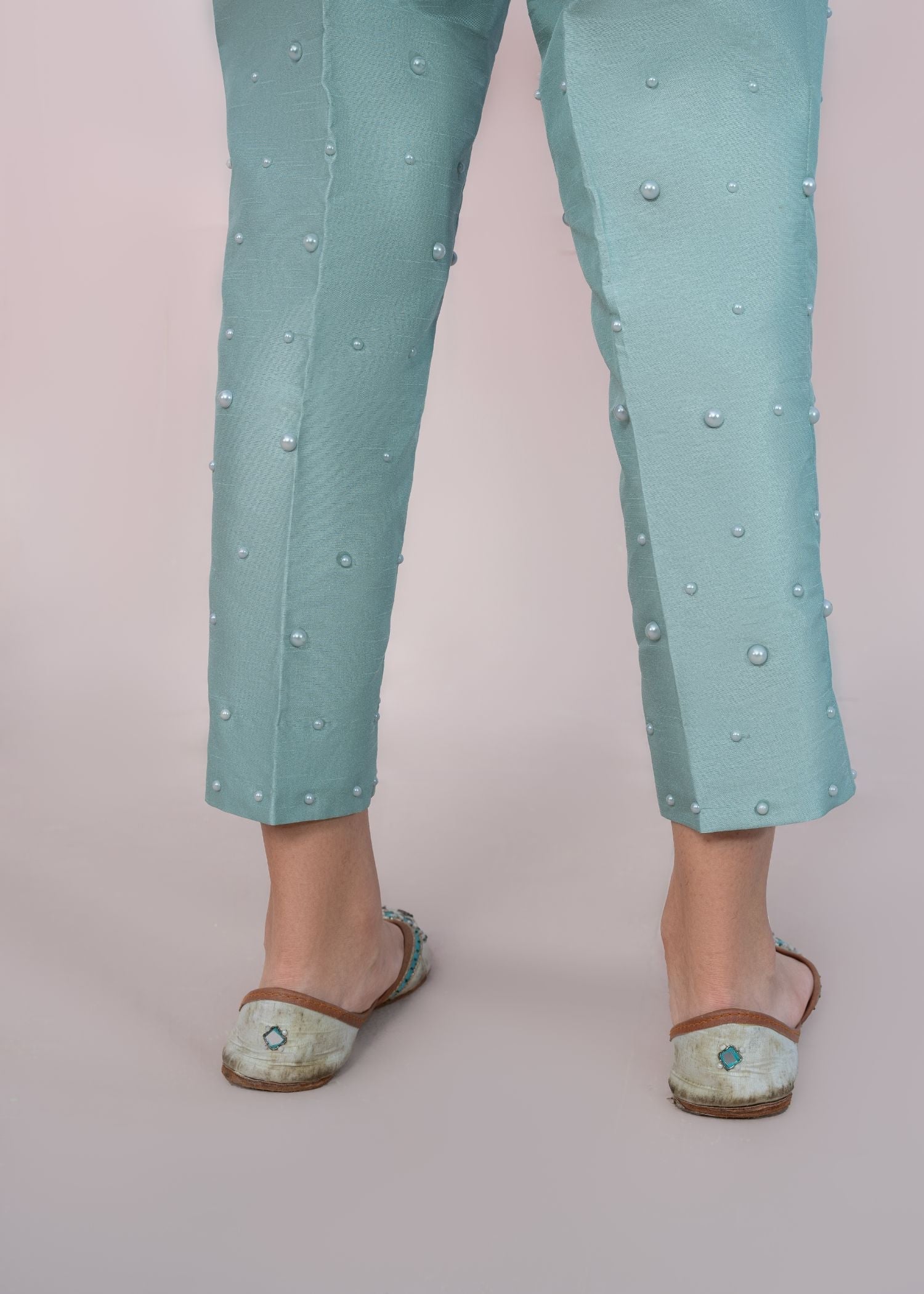 Rang-e-Meeras Ice Blue Pants Women 1pcs