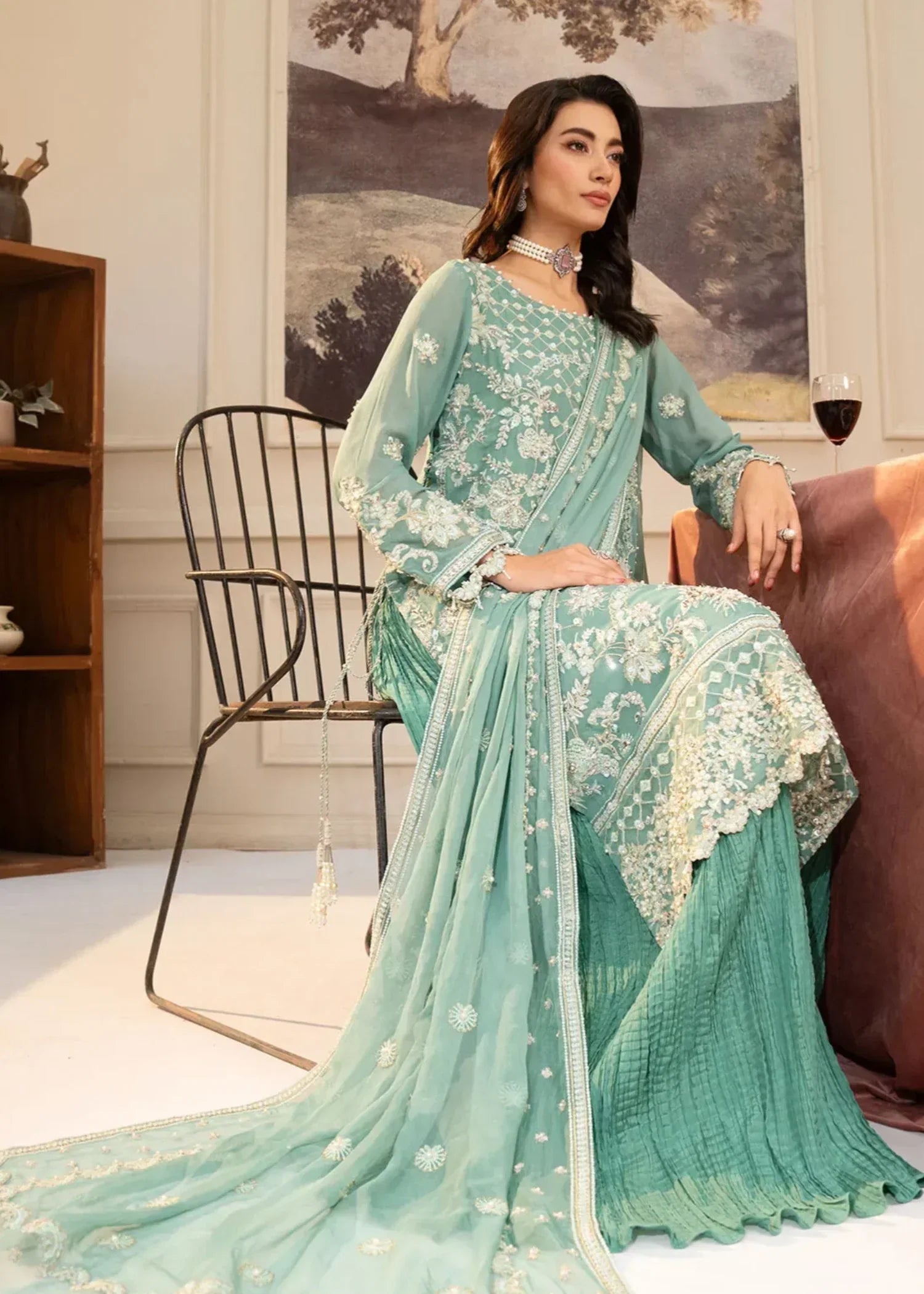 Khurshid Sage Women 4pcs