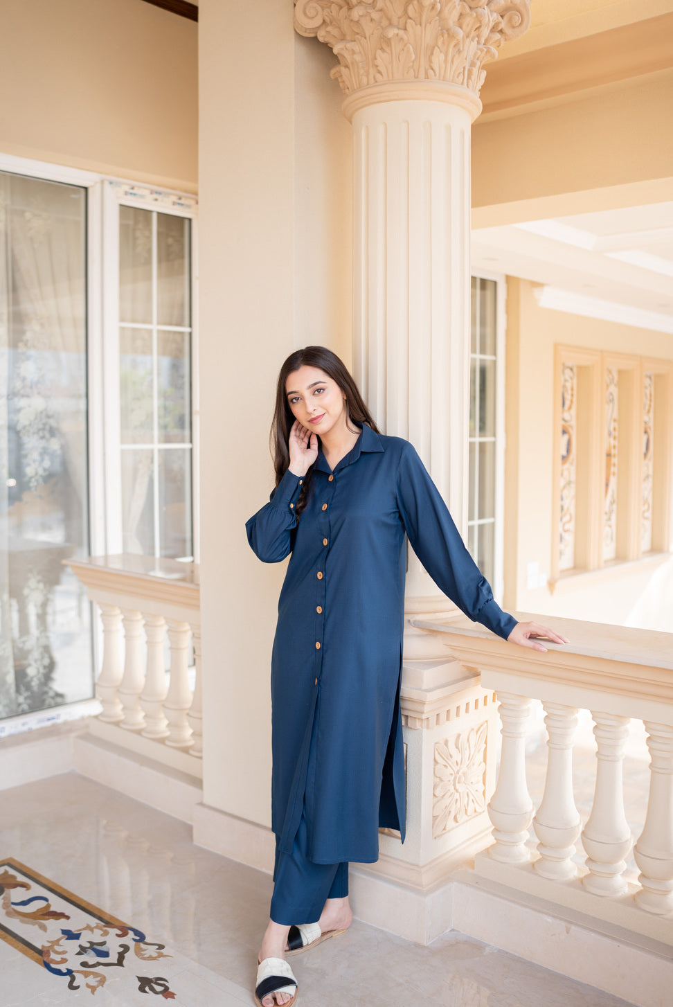 Aisling By Nirmal Denim Blue Women 2pcs