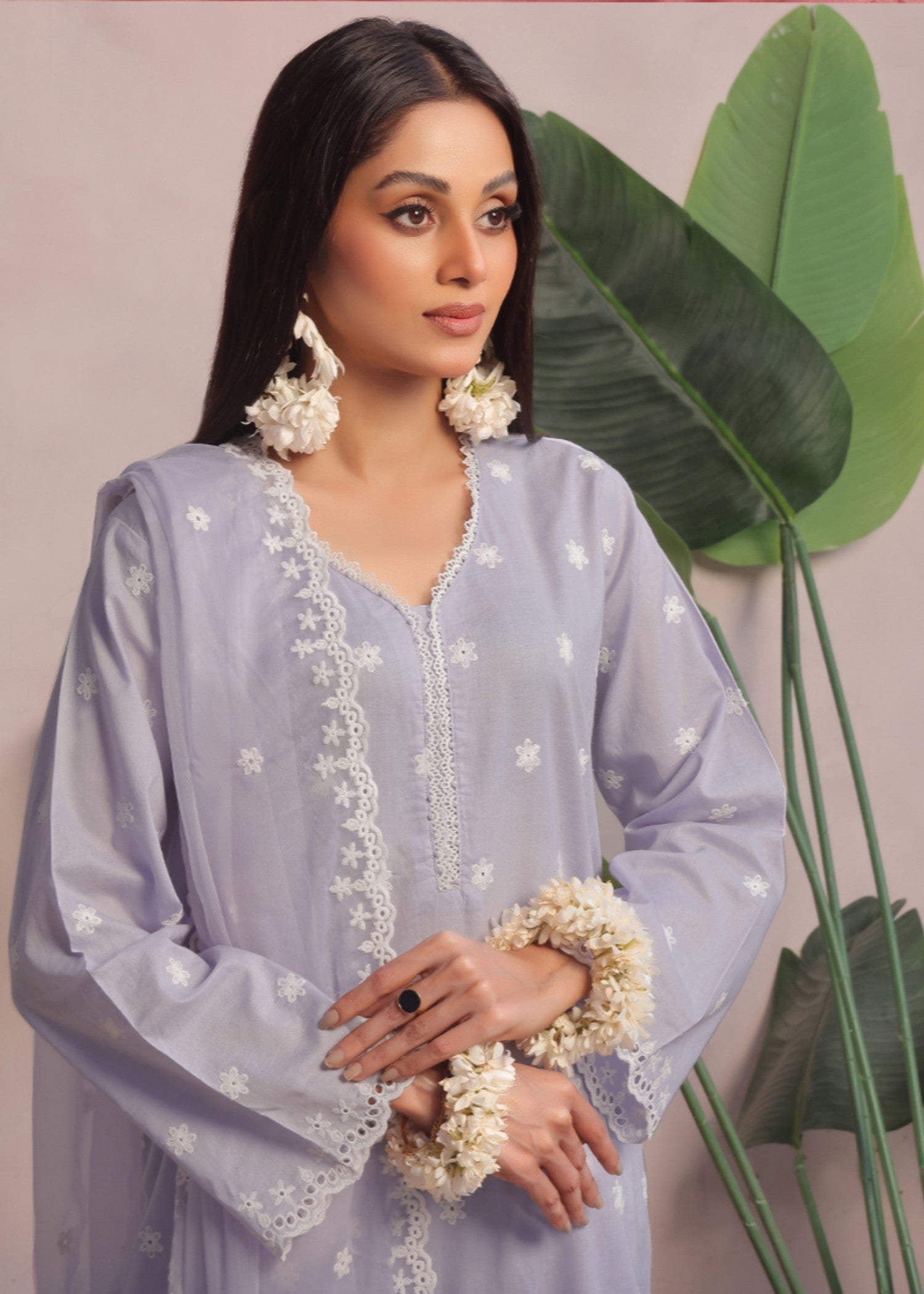 Kumash Textiles Light Lavender Women Stitched Women 3pcs