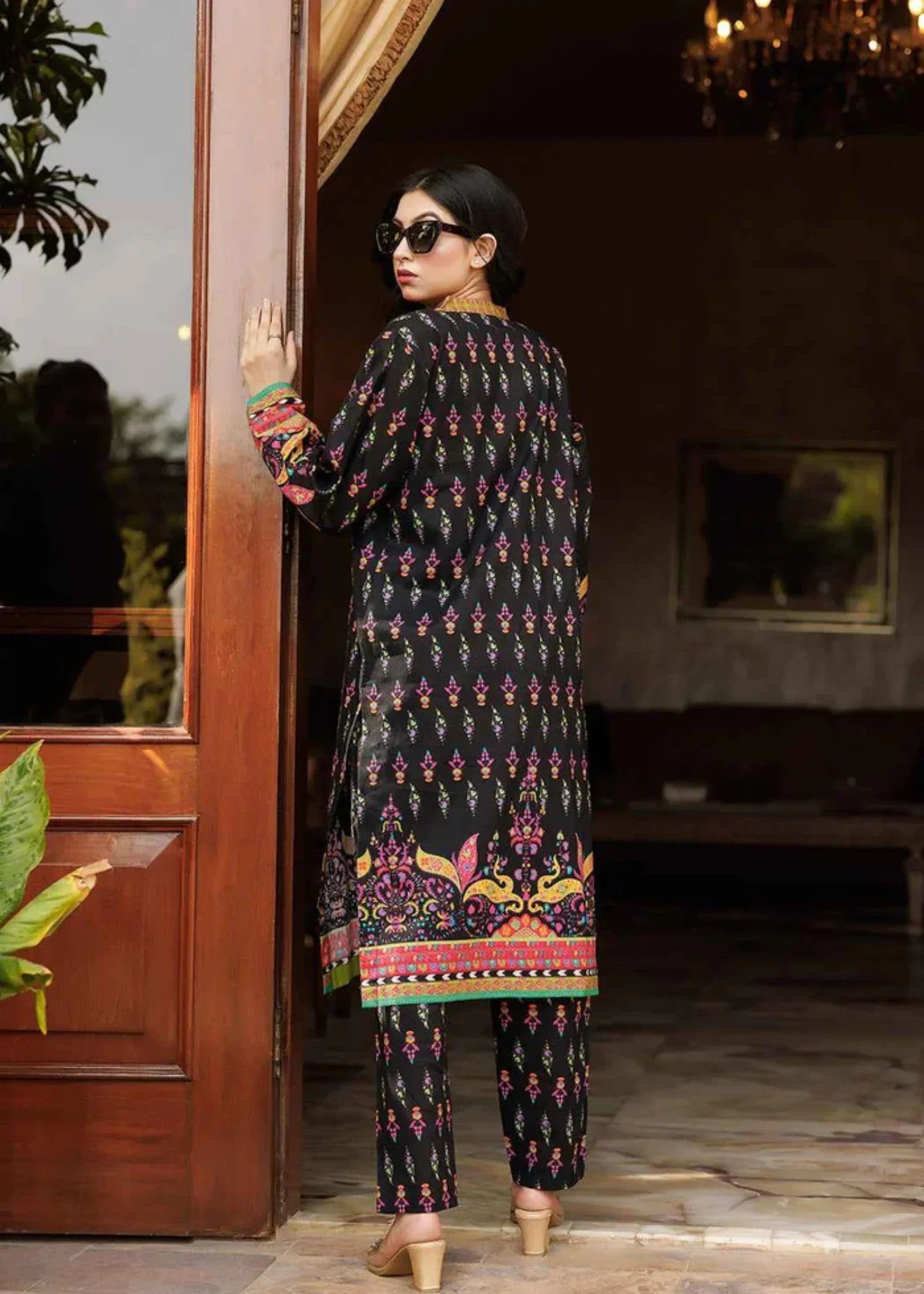 Zarasi Lotus Stitched Lawn Suit | Timeless Bloom Women 2pcs
