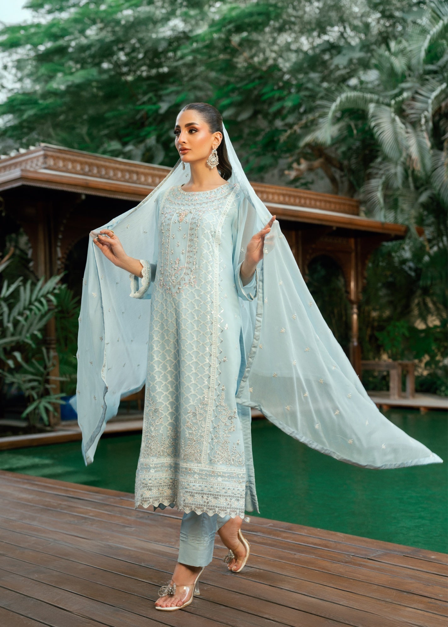 Shamooz Light Blue SEM 0840 Women 3pcs