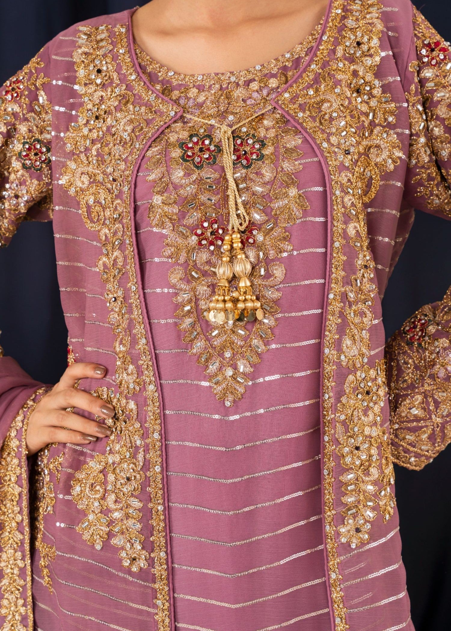 Al Burhan Apparel Maahi Lilac Women 3pcs