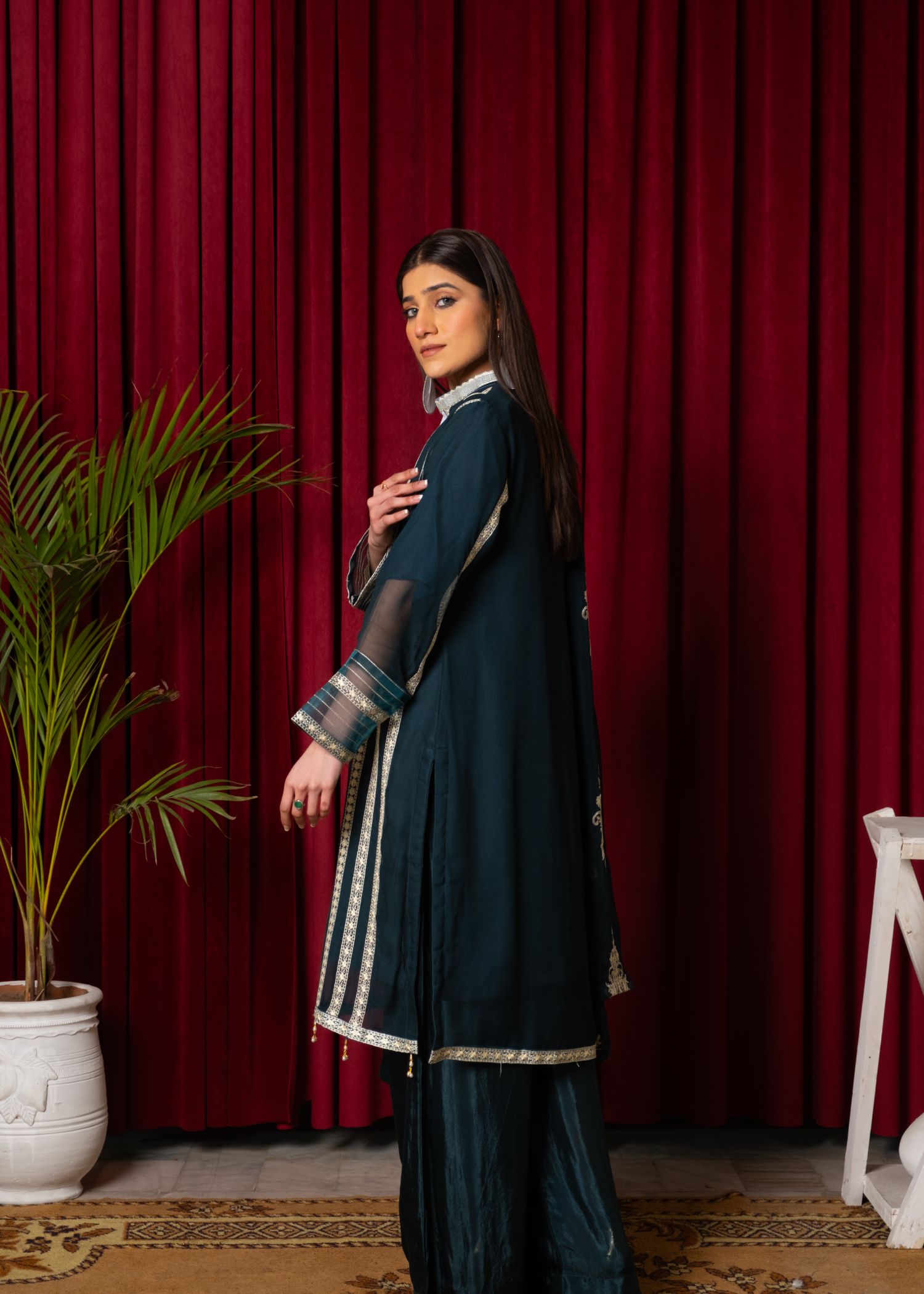 Pehnawa By Bin Akram’s BANTHREAD HARMONY CHIFFON Women 3pcs