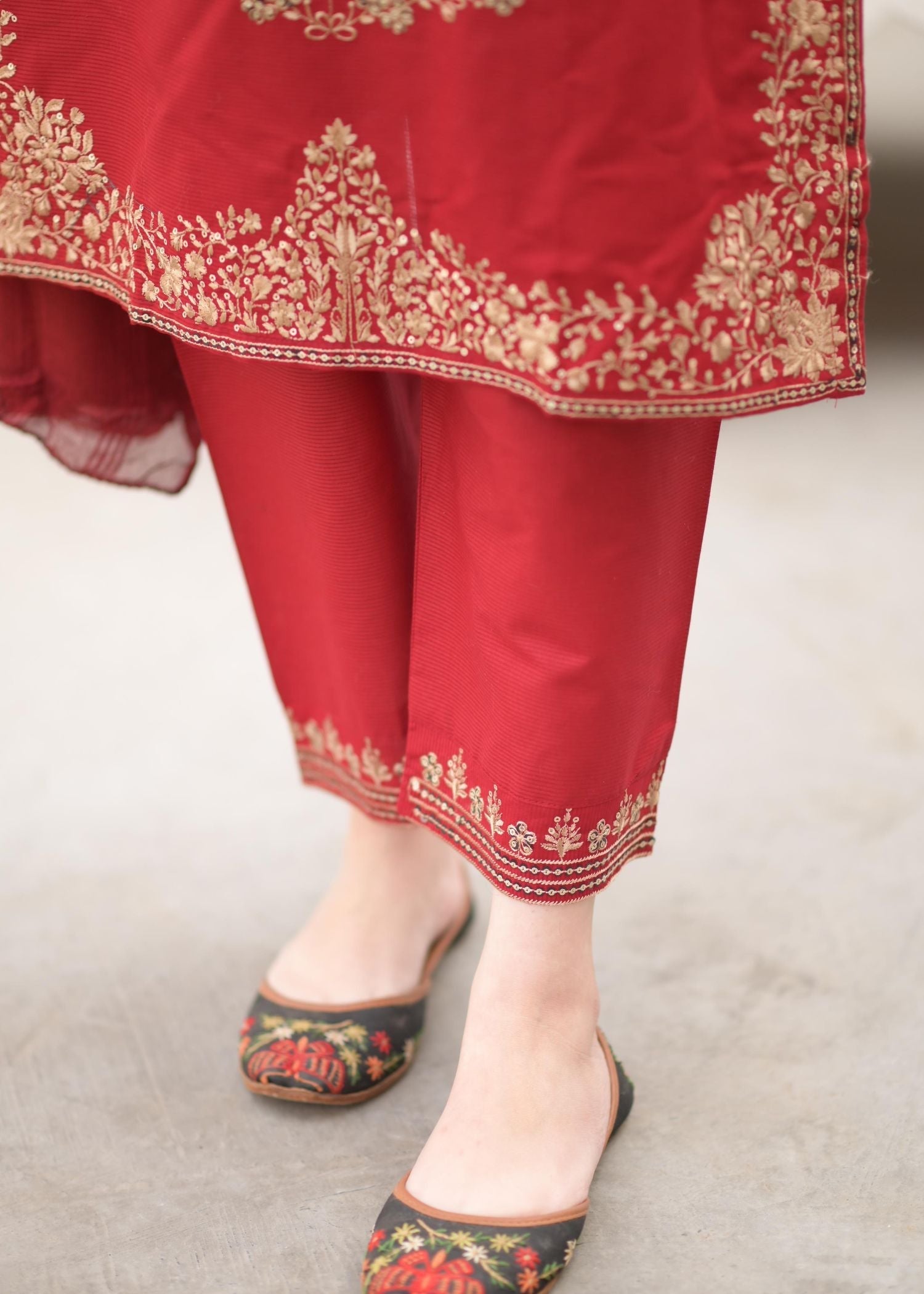 Rangoon Clothing Nazrana Maroon Women 3pcs