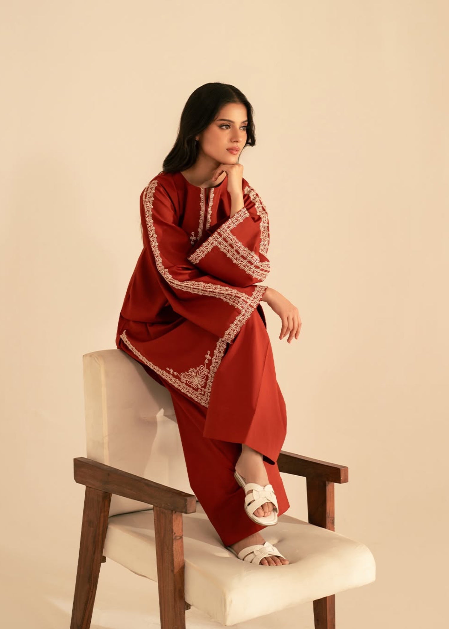 The Turkish Wear RUSTY KURTA SET Women 2pcs