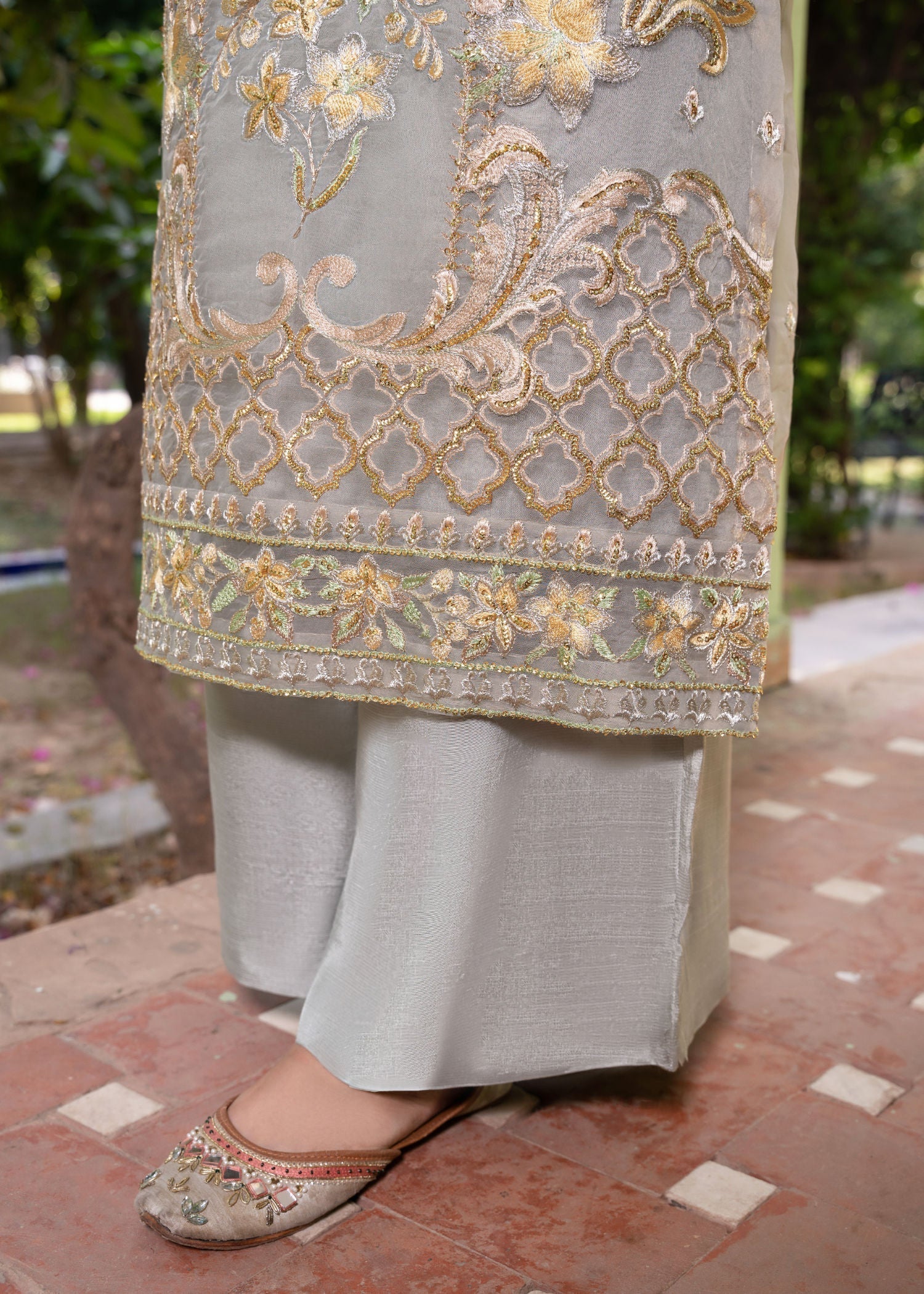 Hem Quill Grey Women 4pcs