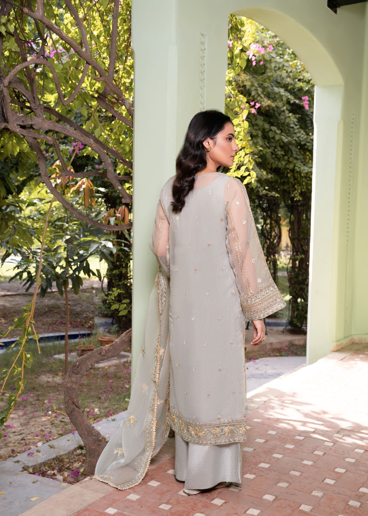 Hem Quill Grey Women 4pcs