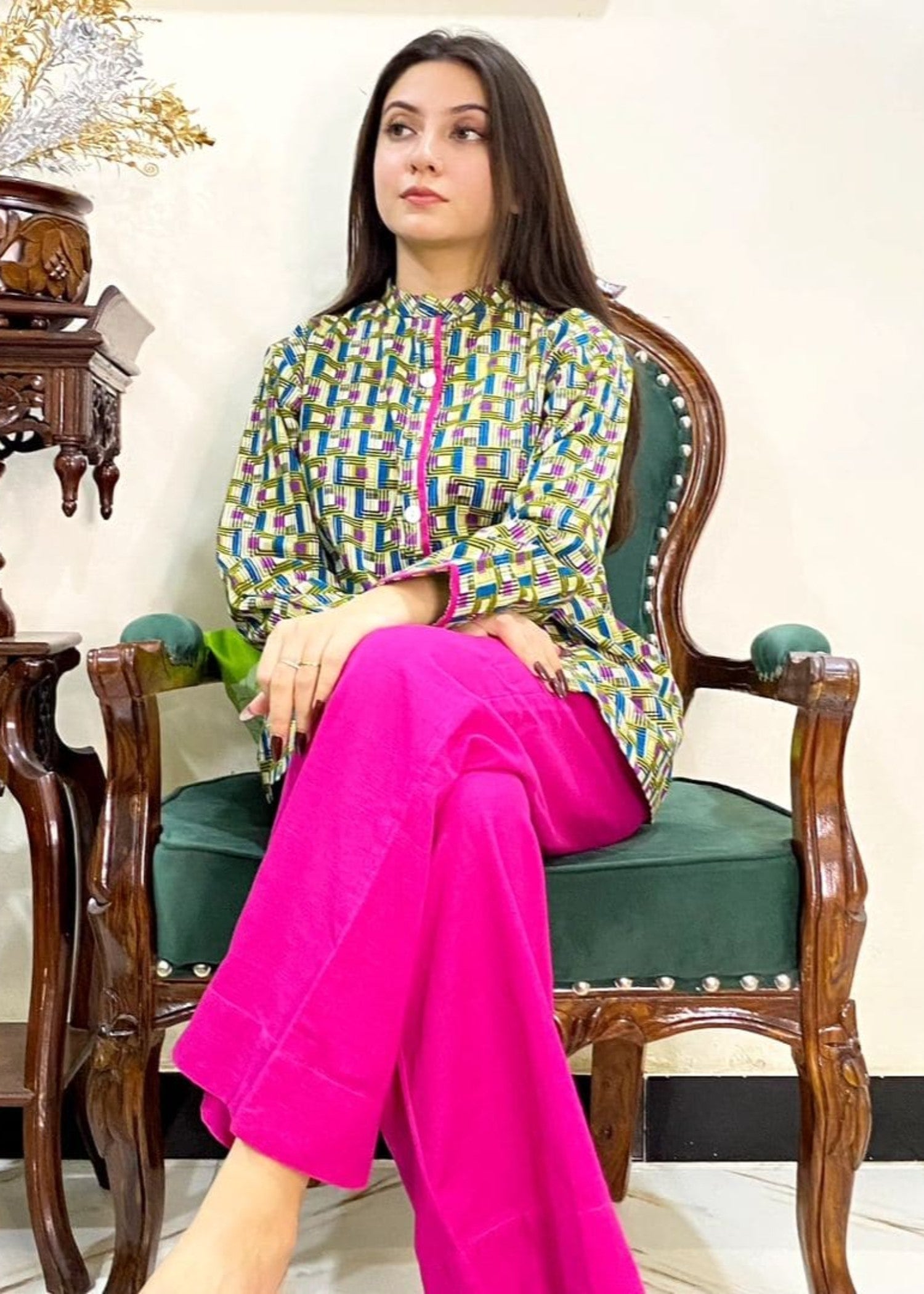 Urban Cut Cotton Printed Co ord Set Classy & Comfortable Women 2pcs