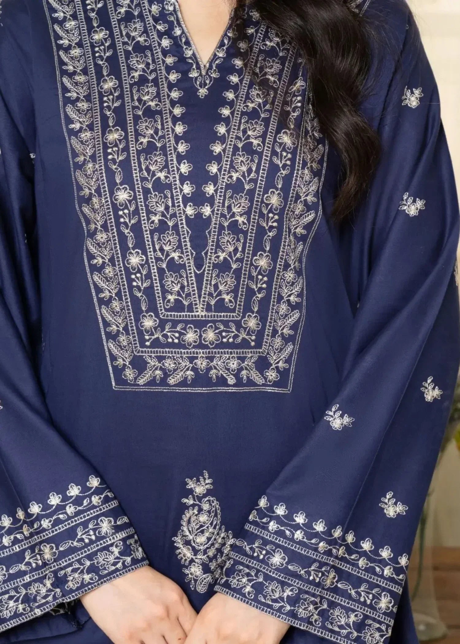 Shehroz Fashion ROYAL DUCK EMBROIDERED LAWN DRESS Women 2pcs