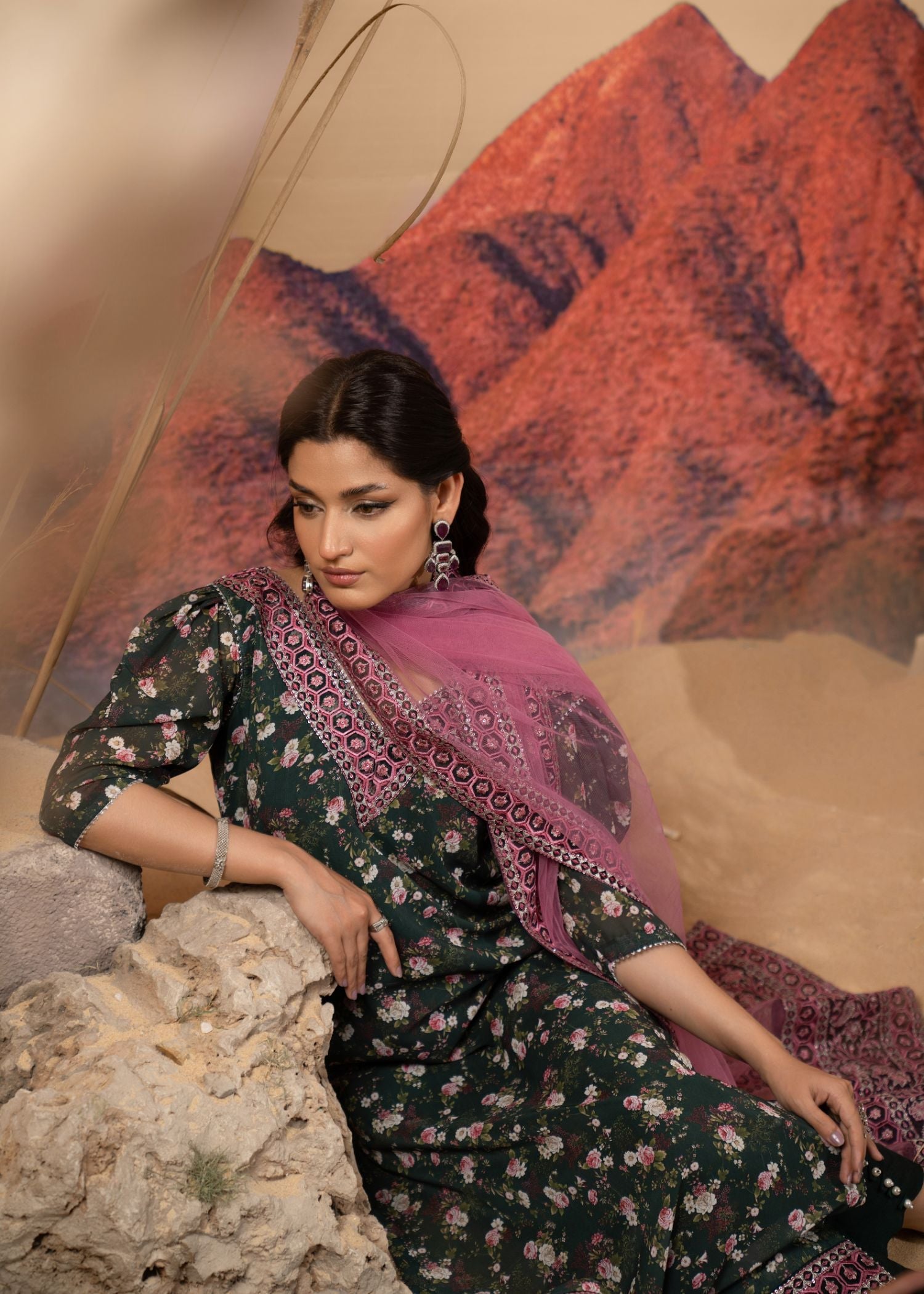 Hemstitch SAIBA Women 3pcs