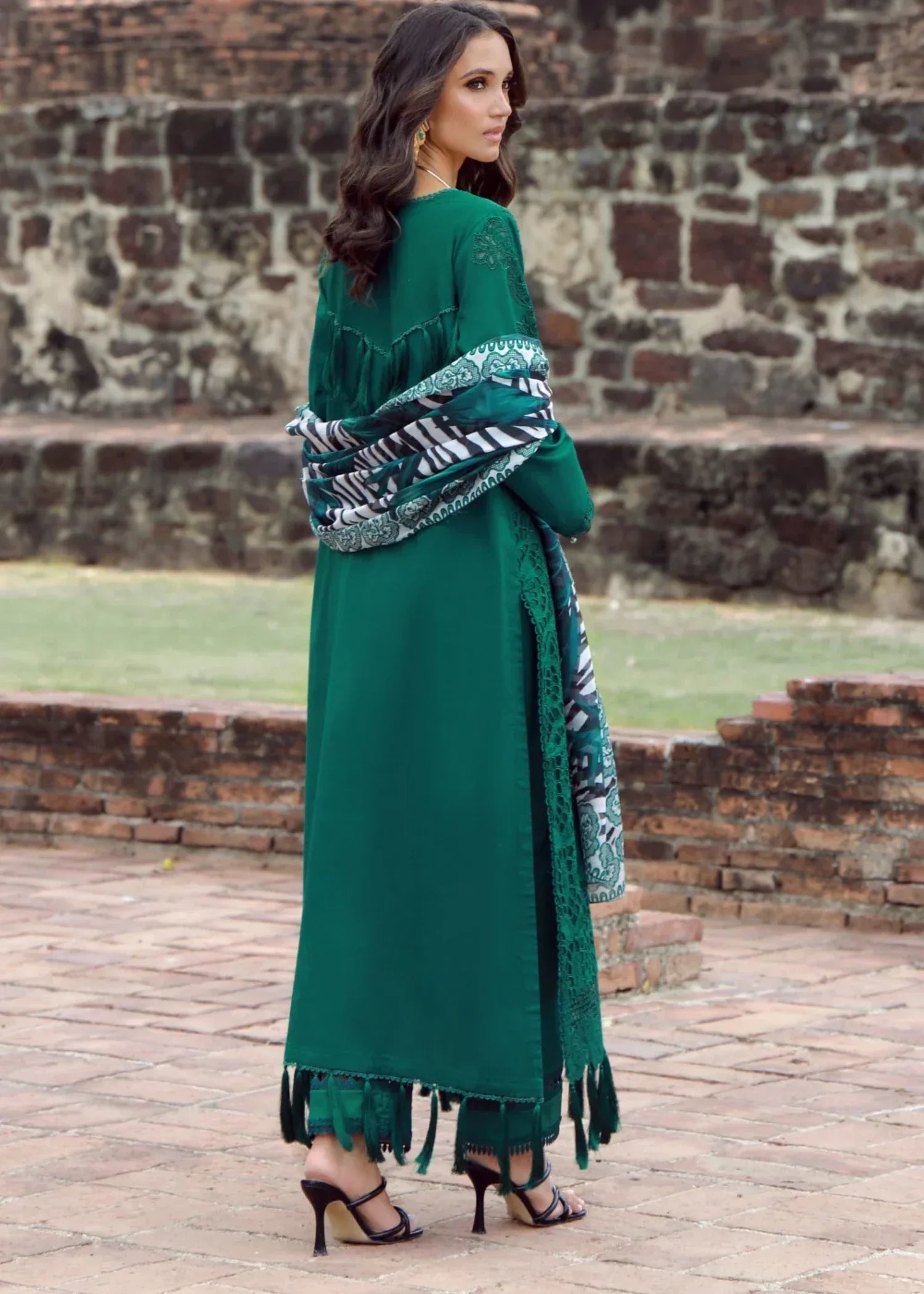 Gulmina Emerald Drape Women 3pcs