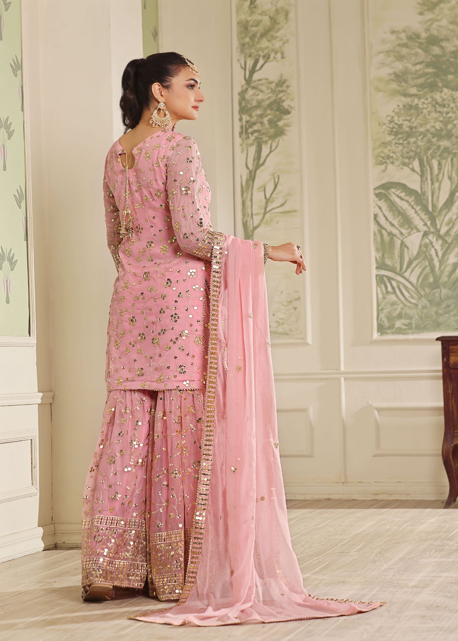 Ayesha Closet Mehndi Pink Women 3pcs