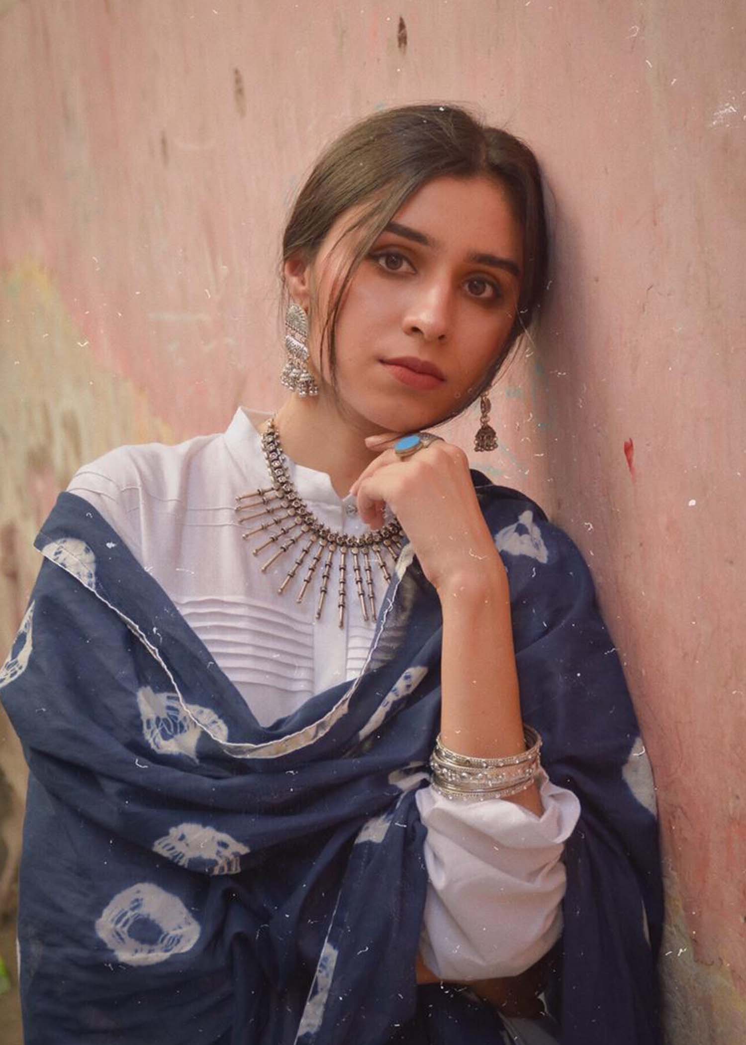 Bespoke White Lawn Cotton kurta BS SS21 05 Women 2pcs