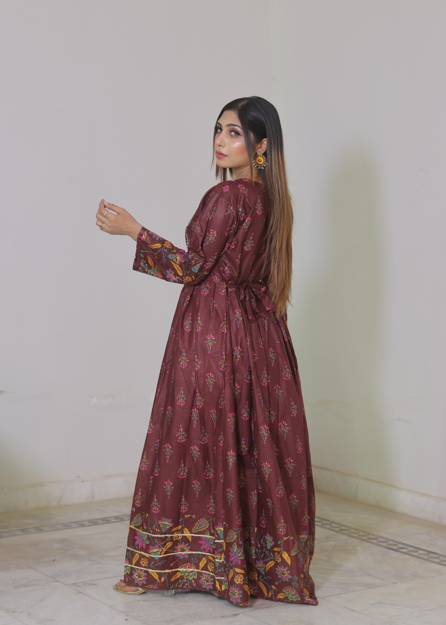 Libas Thread Cotton Maxi New Women 2pcs