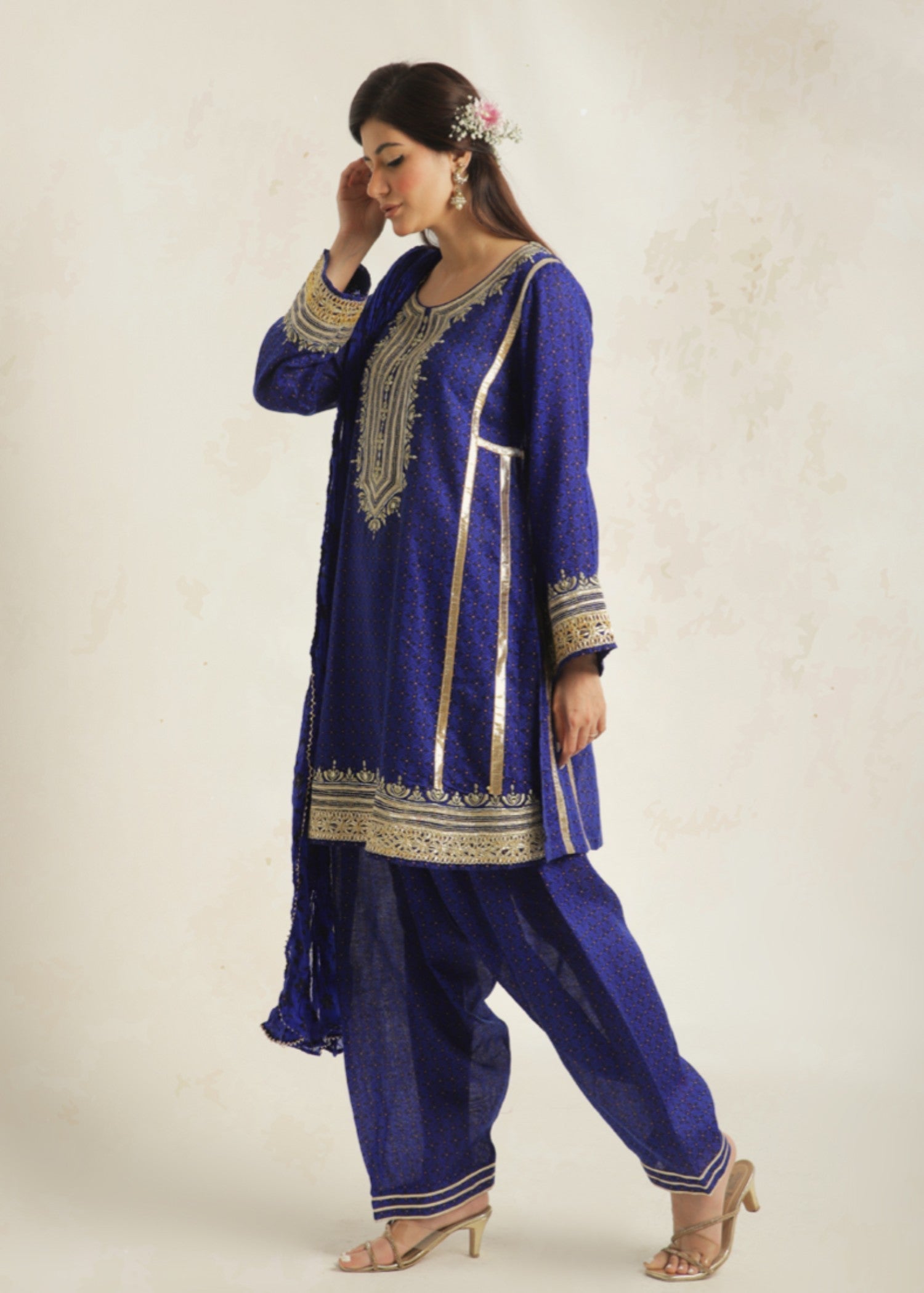 Gulenoor Blouche Vol 2 Blue Women 3pcs