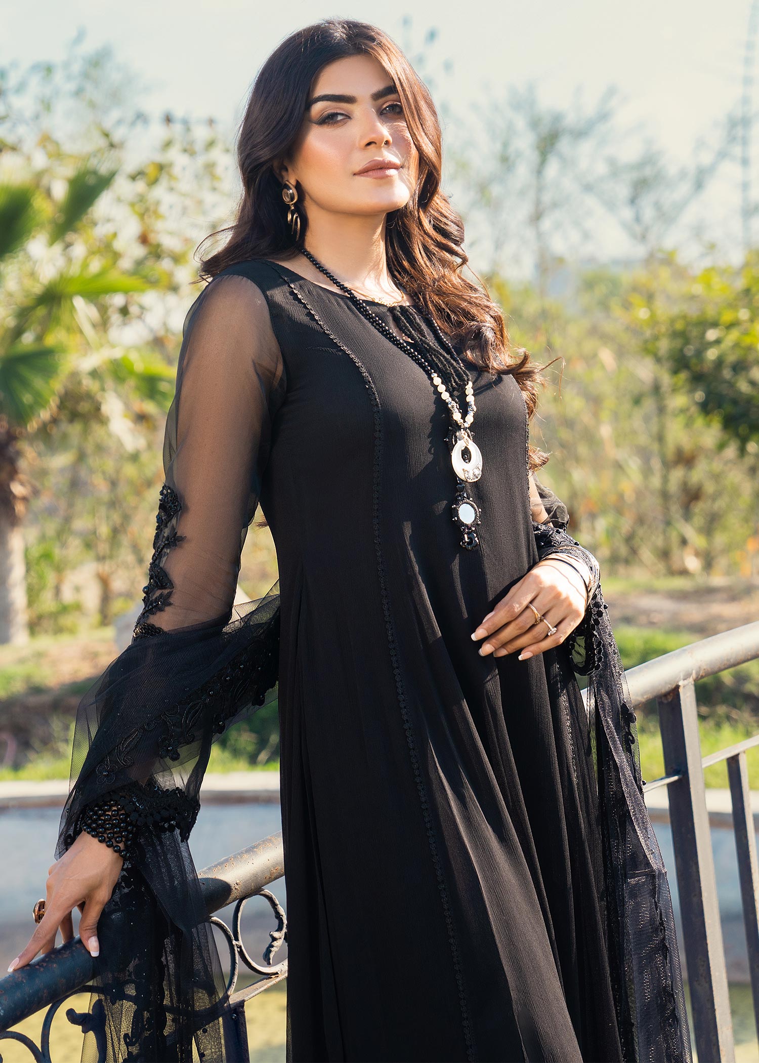 Khuda Baksh Creations Z 272 BLACK Women 4pcs