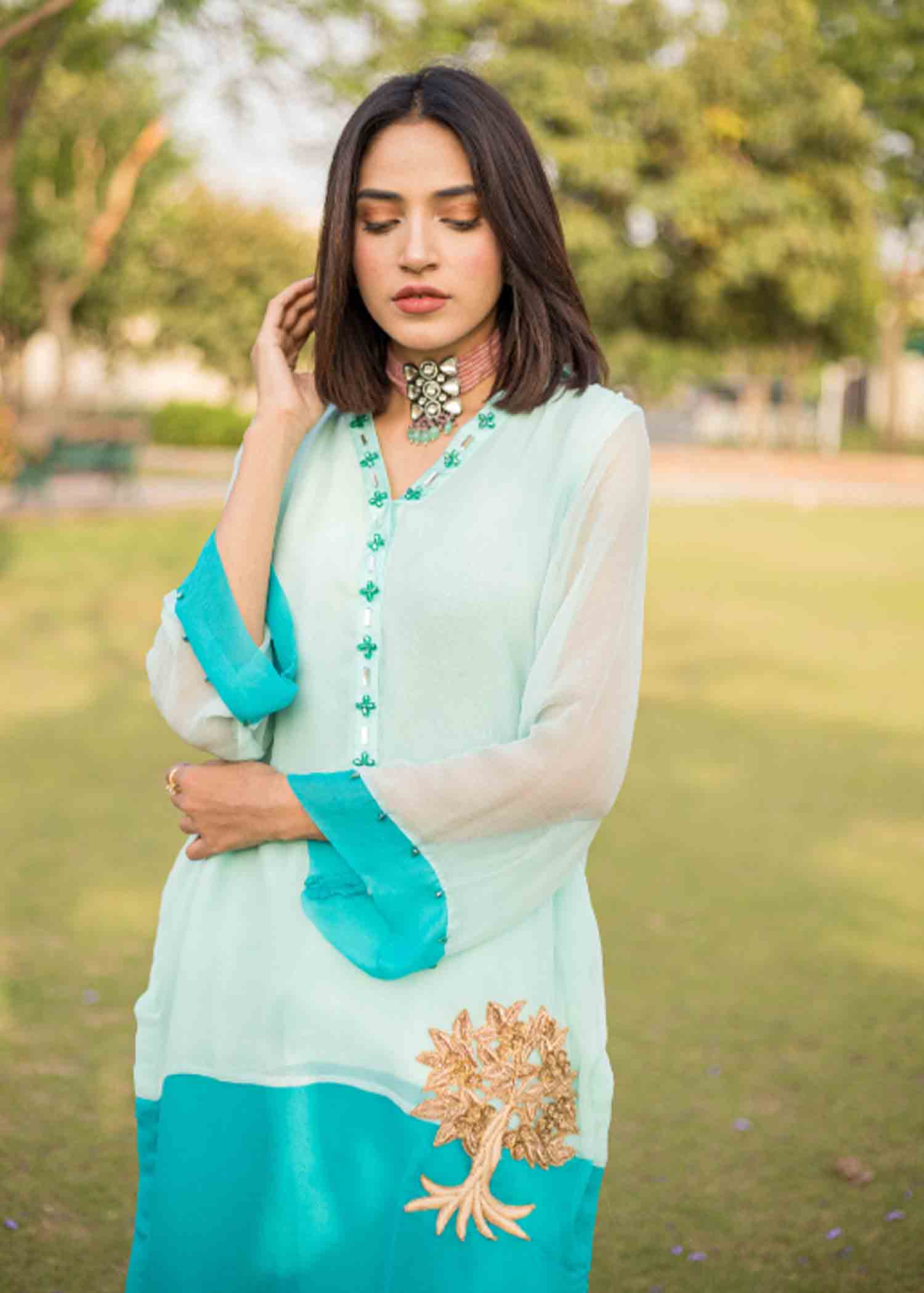 Manaal Arfeen Blossoms Dilkash Women 3pcs