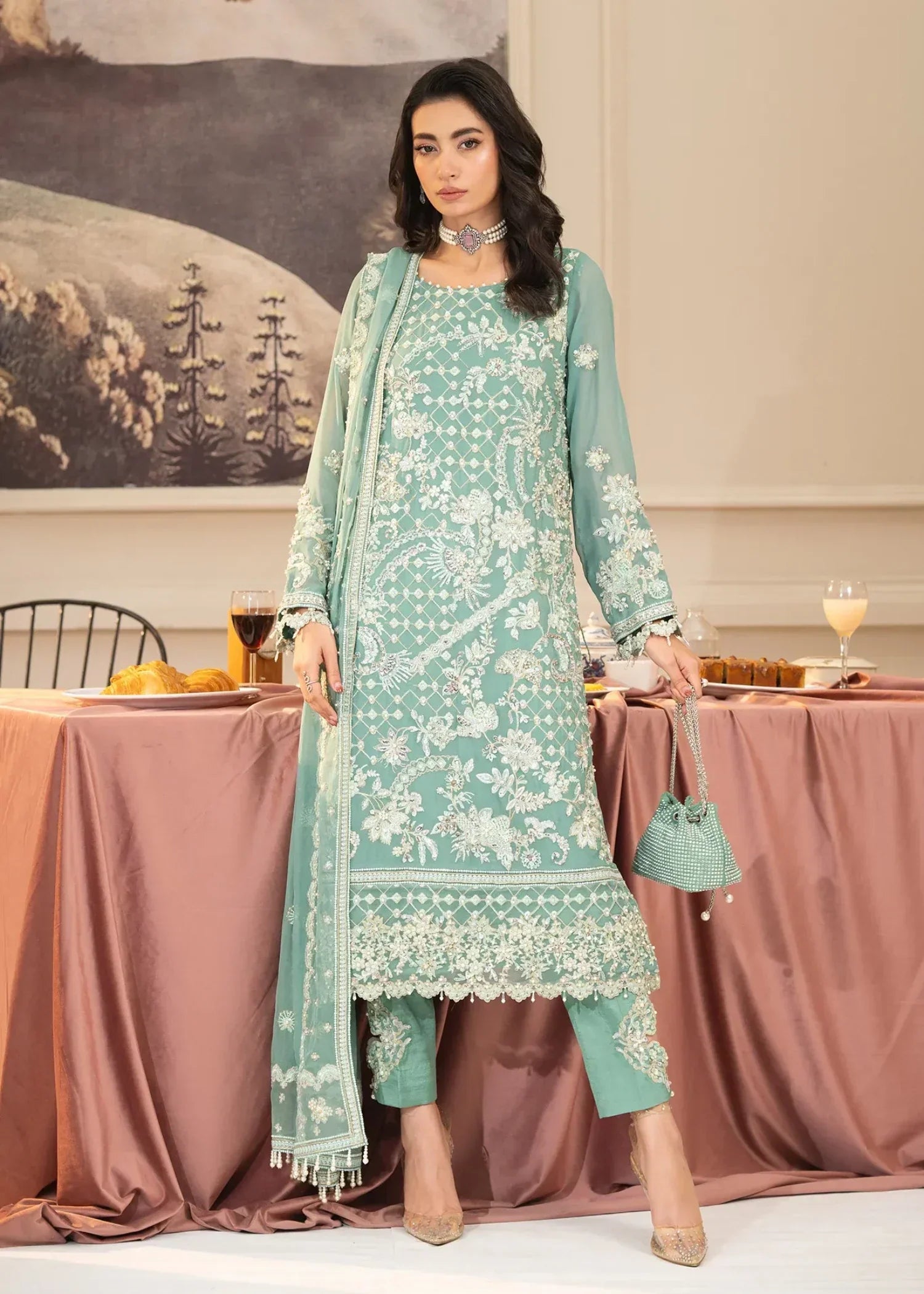 Khurshid Sage Women 4pcs