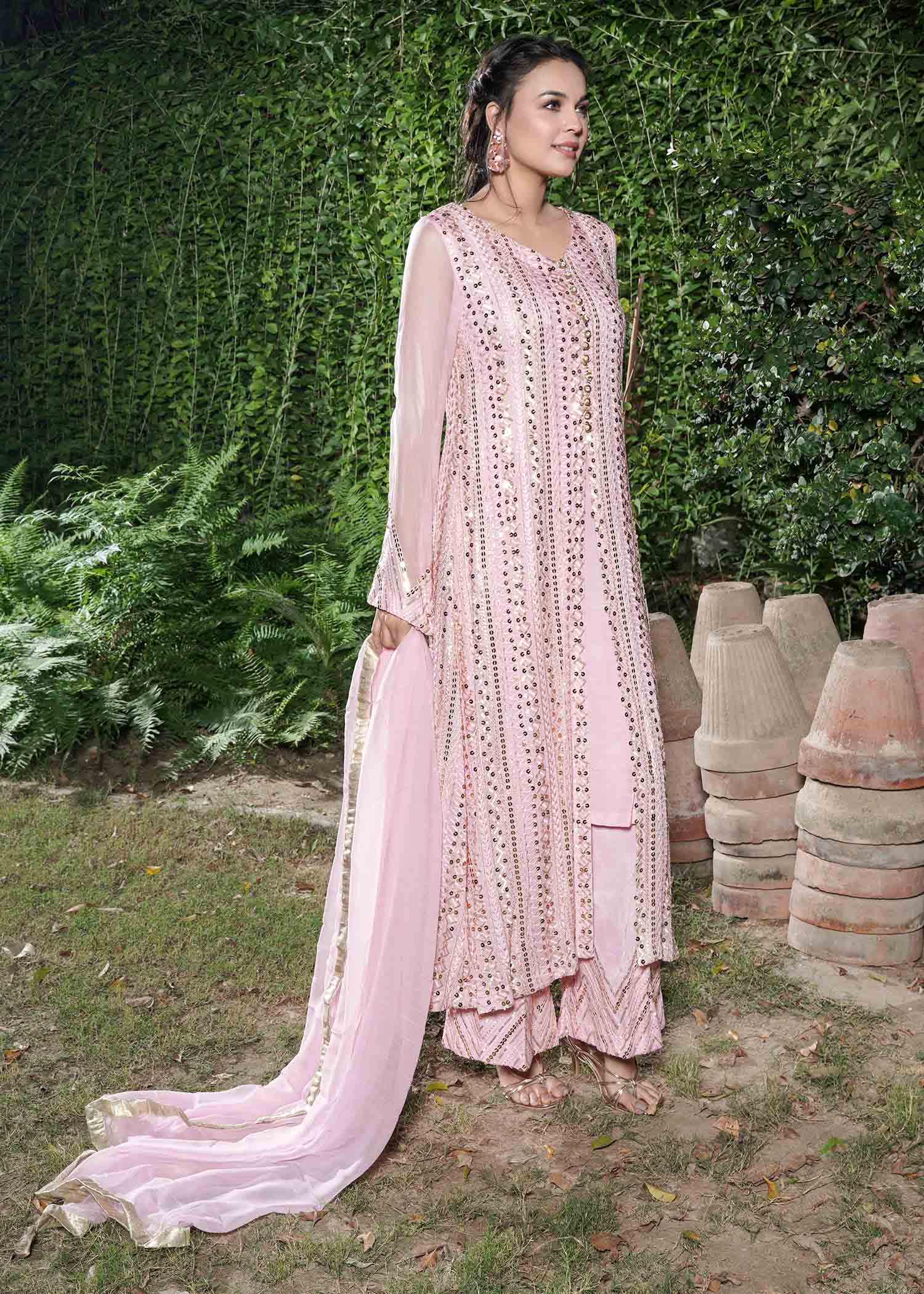 Rang-e-Haya Ufaq/Pink Women 4pcs