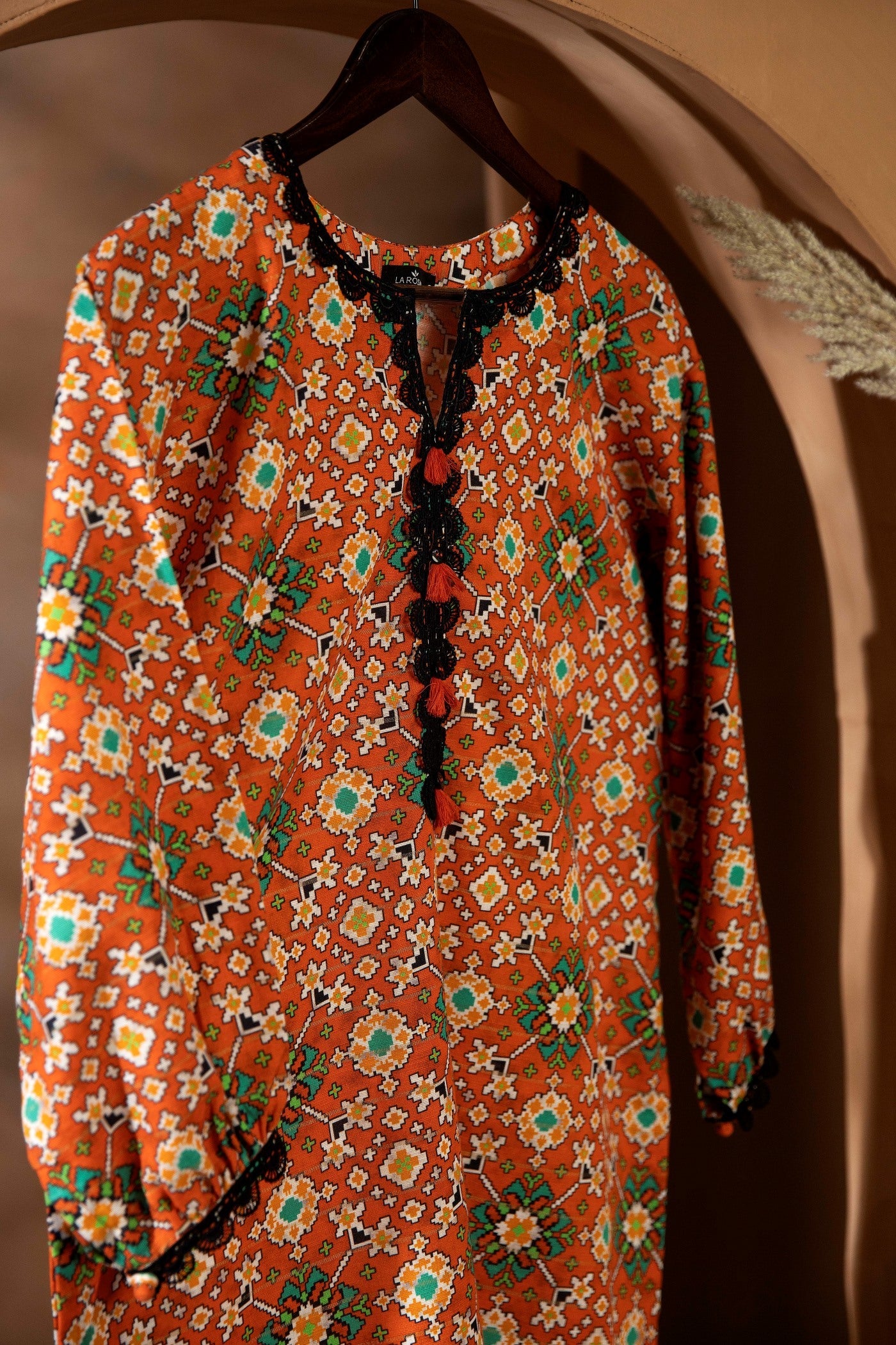 La Rosaa LA2 03 Orange Pixels Women 1pcs