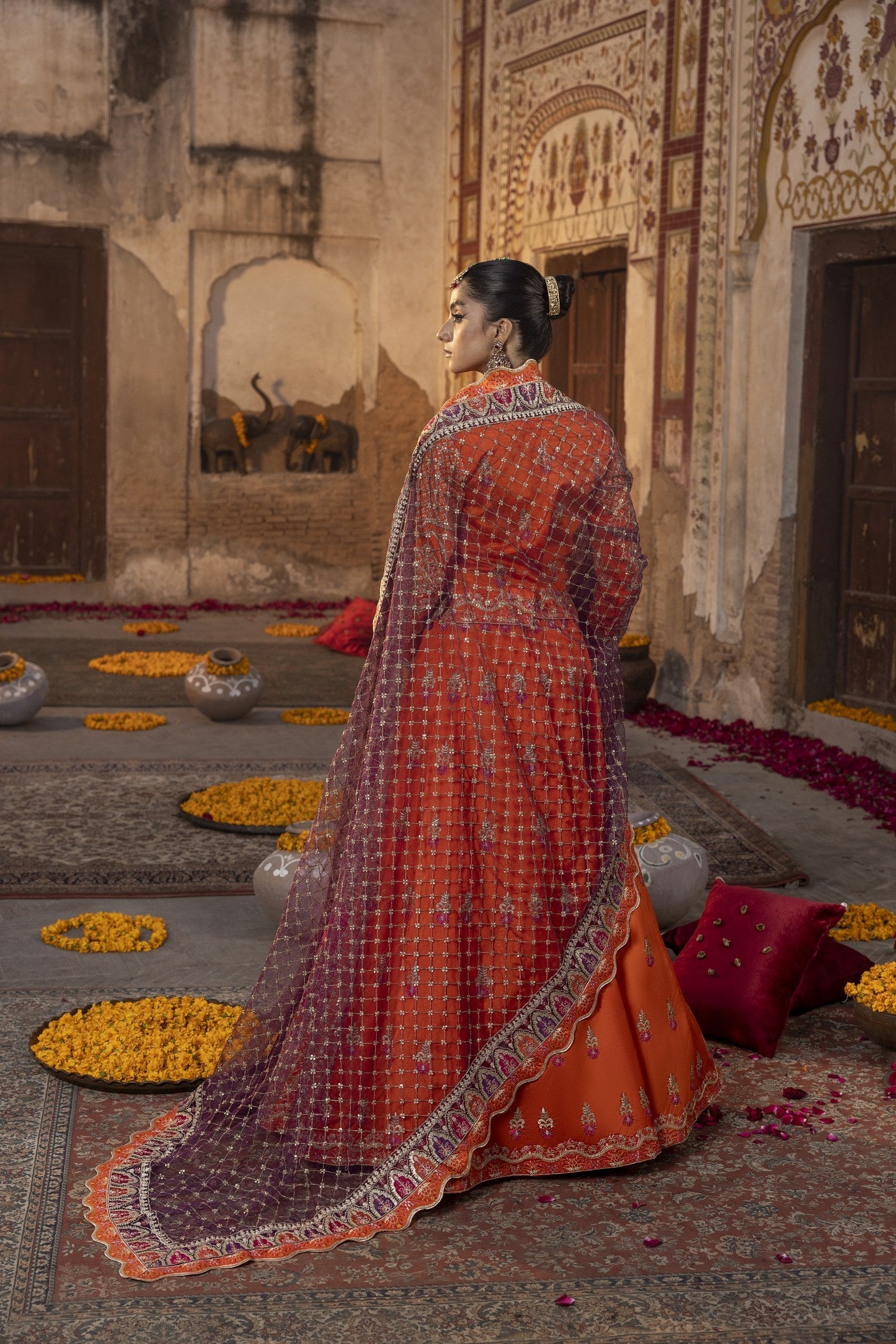 Shahjahan - Feel Royal SJ 23032 Orange Women 3pcs