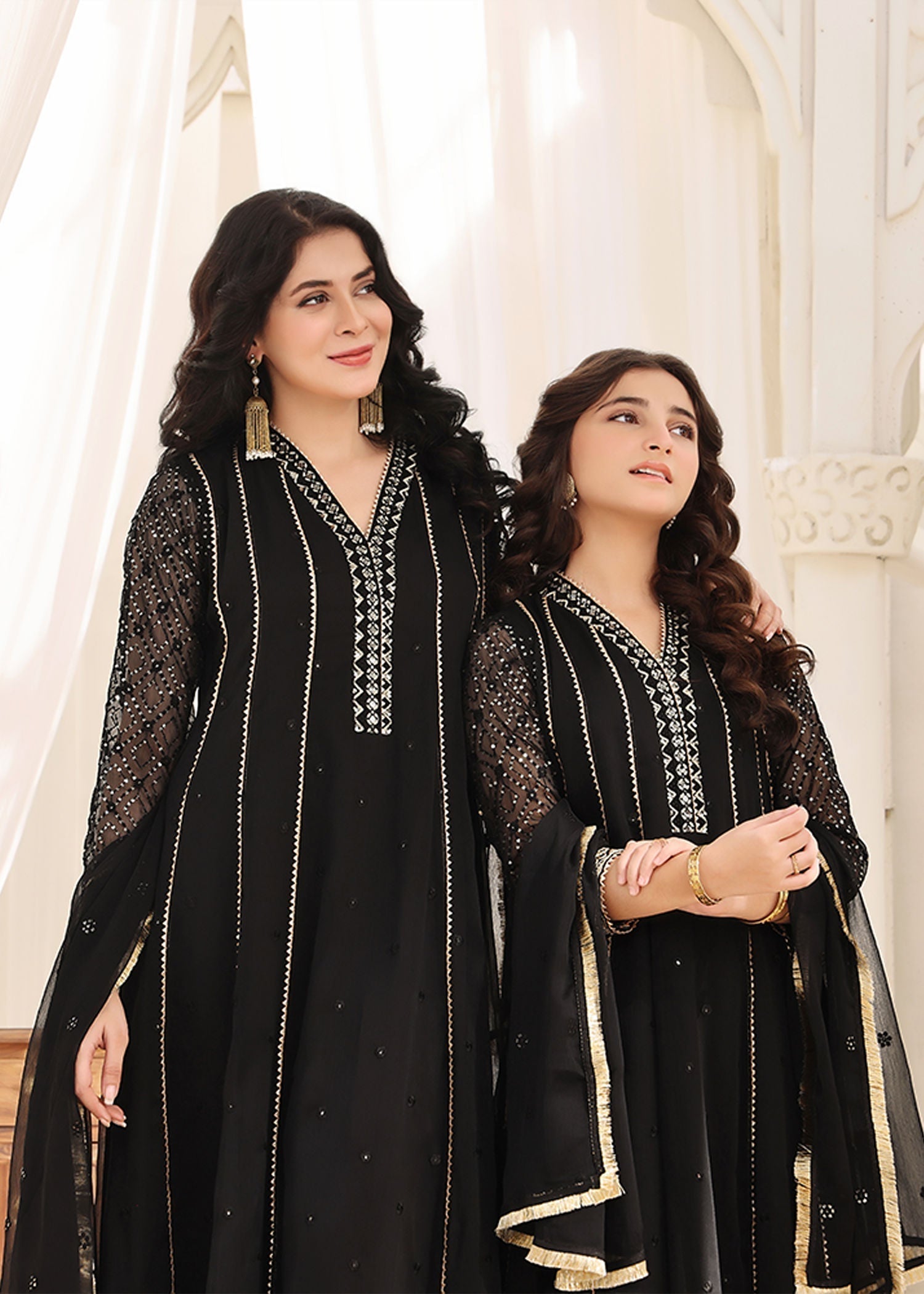 Abaan Zohan Kashish Black Women 3pcs