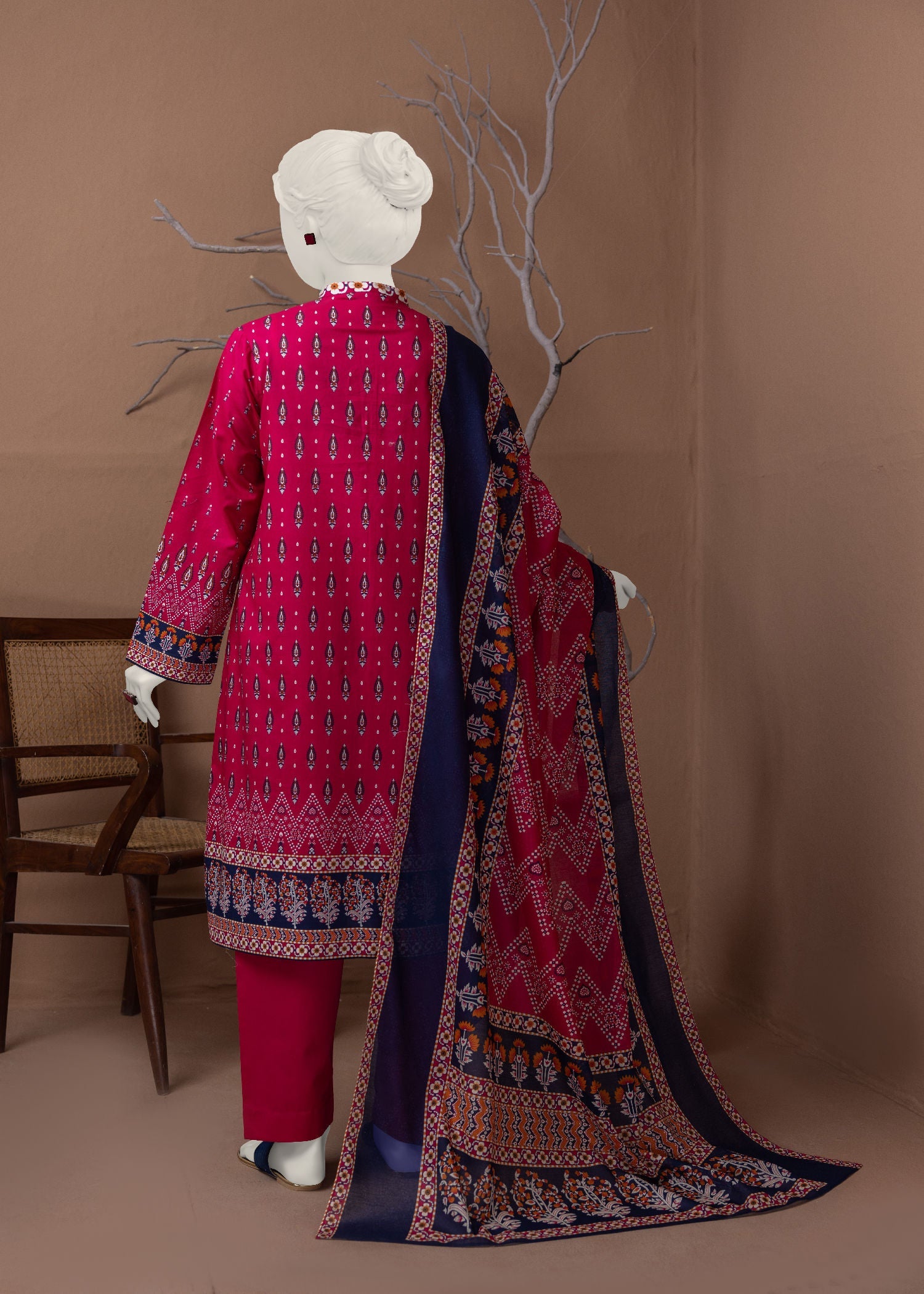 Narmin NPS3054 Digital Printed Lawn Suit Stitched Women 3pcs