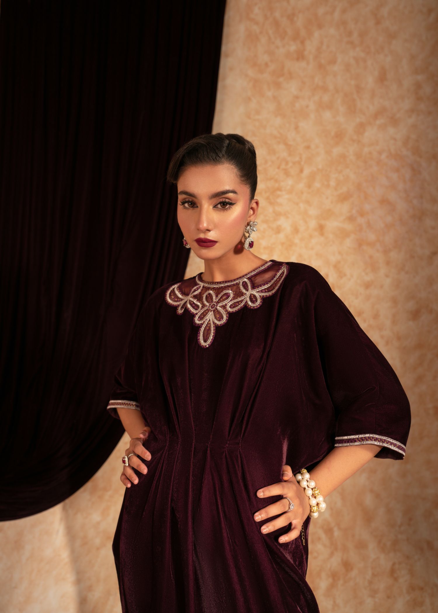 Fozia Khalid Ruby Women 1pcs