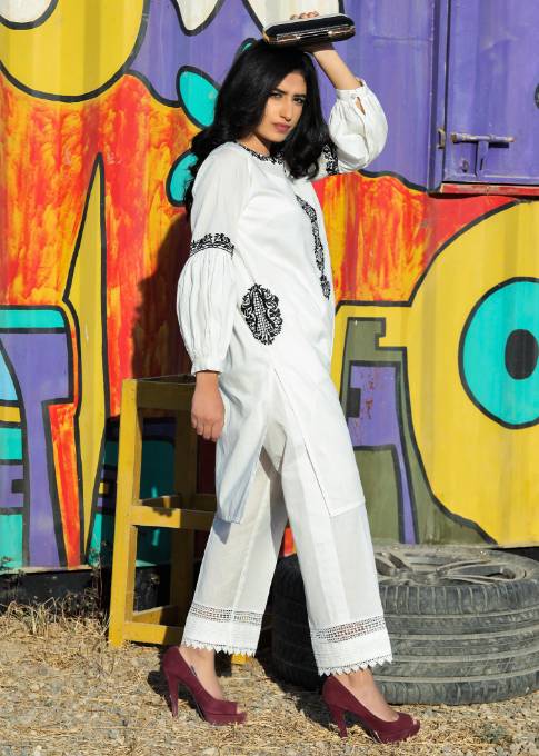 Humaira Shakir White Mulberry Women 2pcs