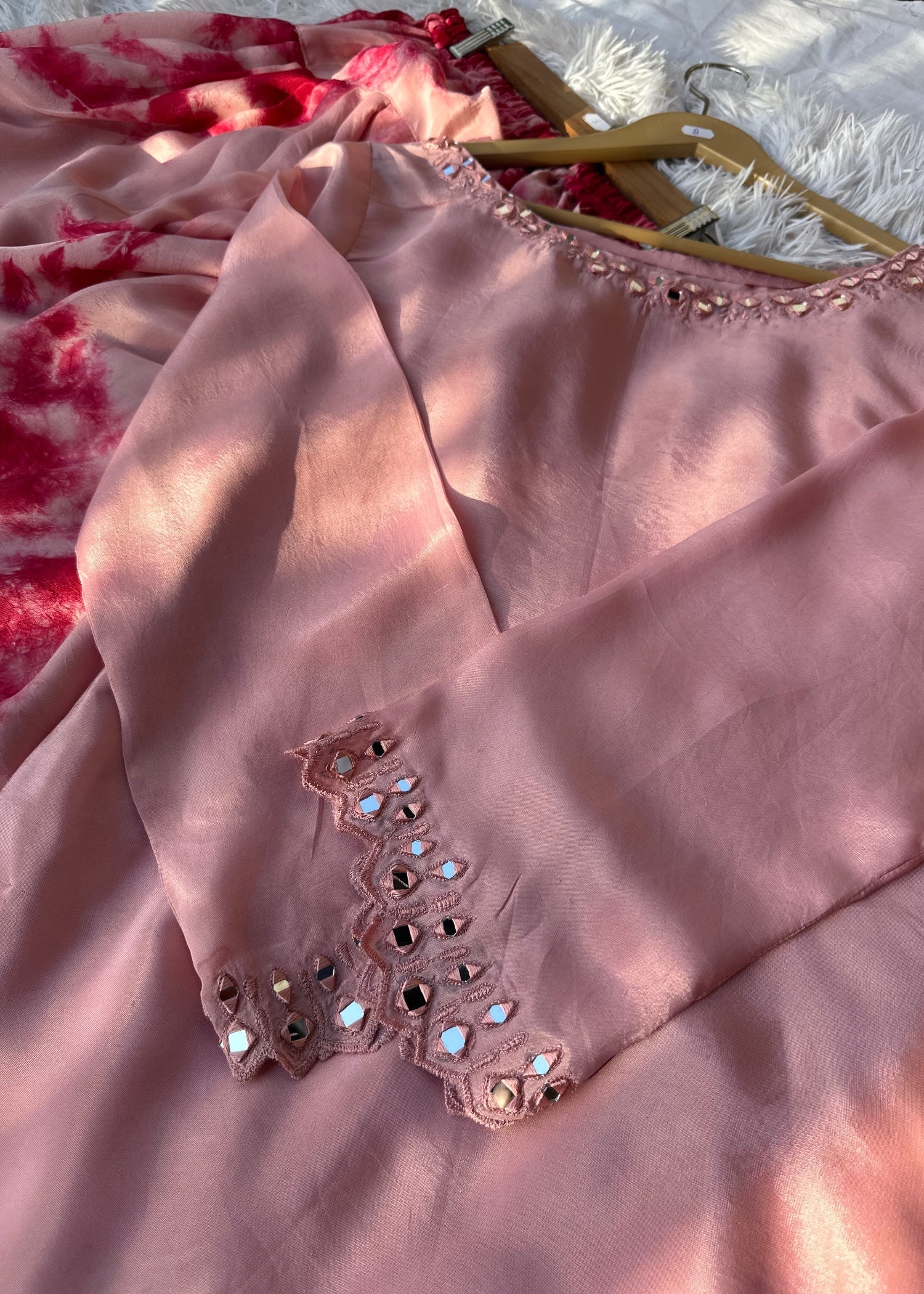 Tonics Clothing Tye Dye Farshi Shalwar Suit Women 3pcs