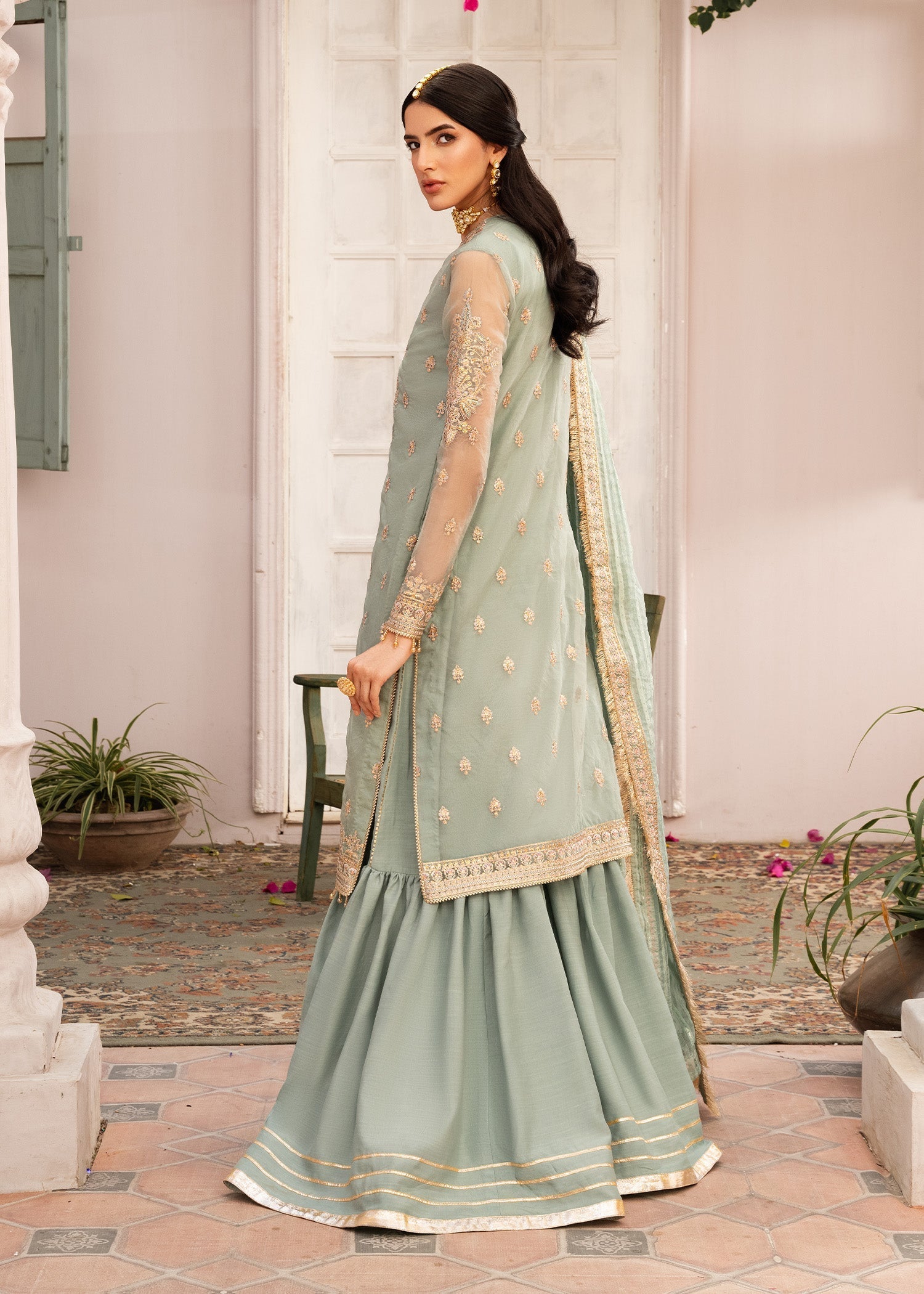 Rang-e-Haya Sanaya (Mint) Women 4pcs