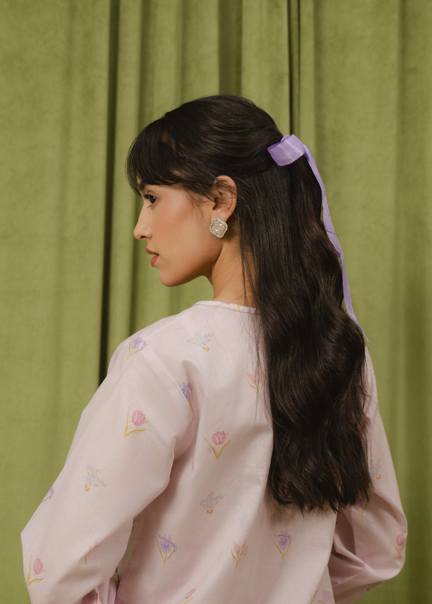 Buzzazi Pastel Pink Printed Suit Women 2pcs