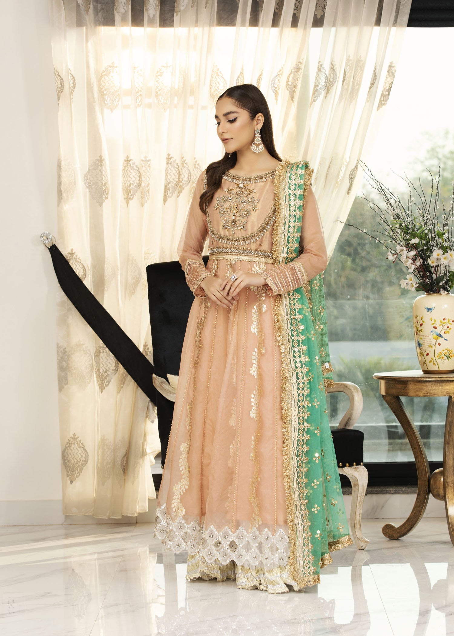 Khuda Baksh Creations Z 294 Pink Women 3pcs