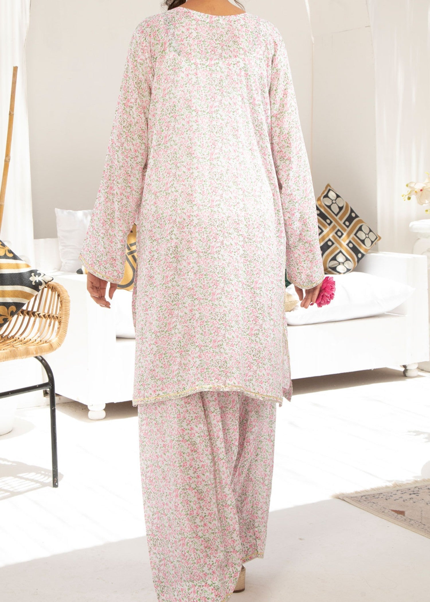 Najia Zia BLOSSOMS PRINTED SUIT (STITCHED) Women 2pcs