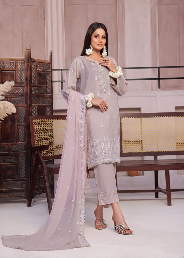 Kumash Textiles White Swan Women Stitched Women 3pcs