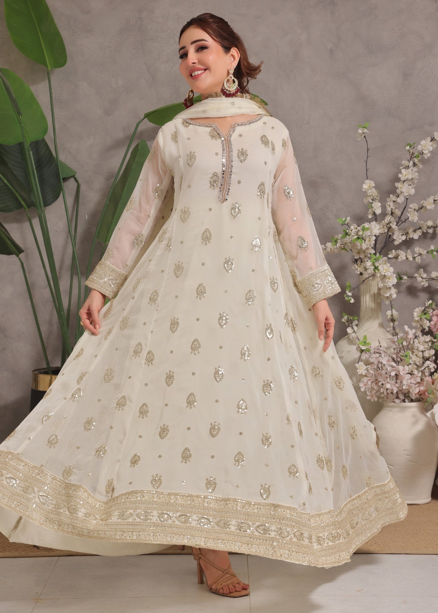 Abaan Zohan Raunak Off White Women 3pcs