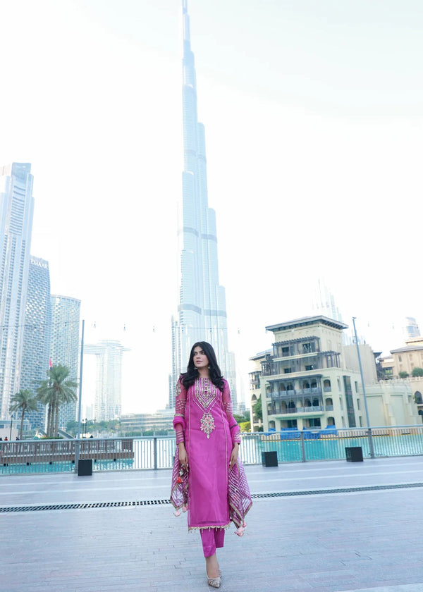 Khuda Baksh Creations M 101 Purple Women 4pcs