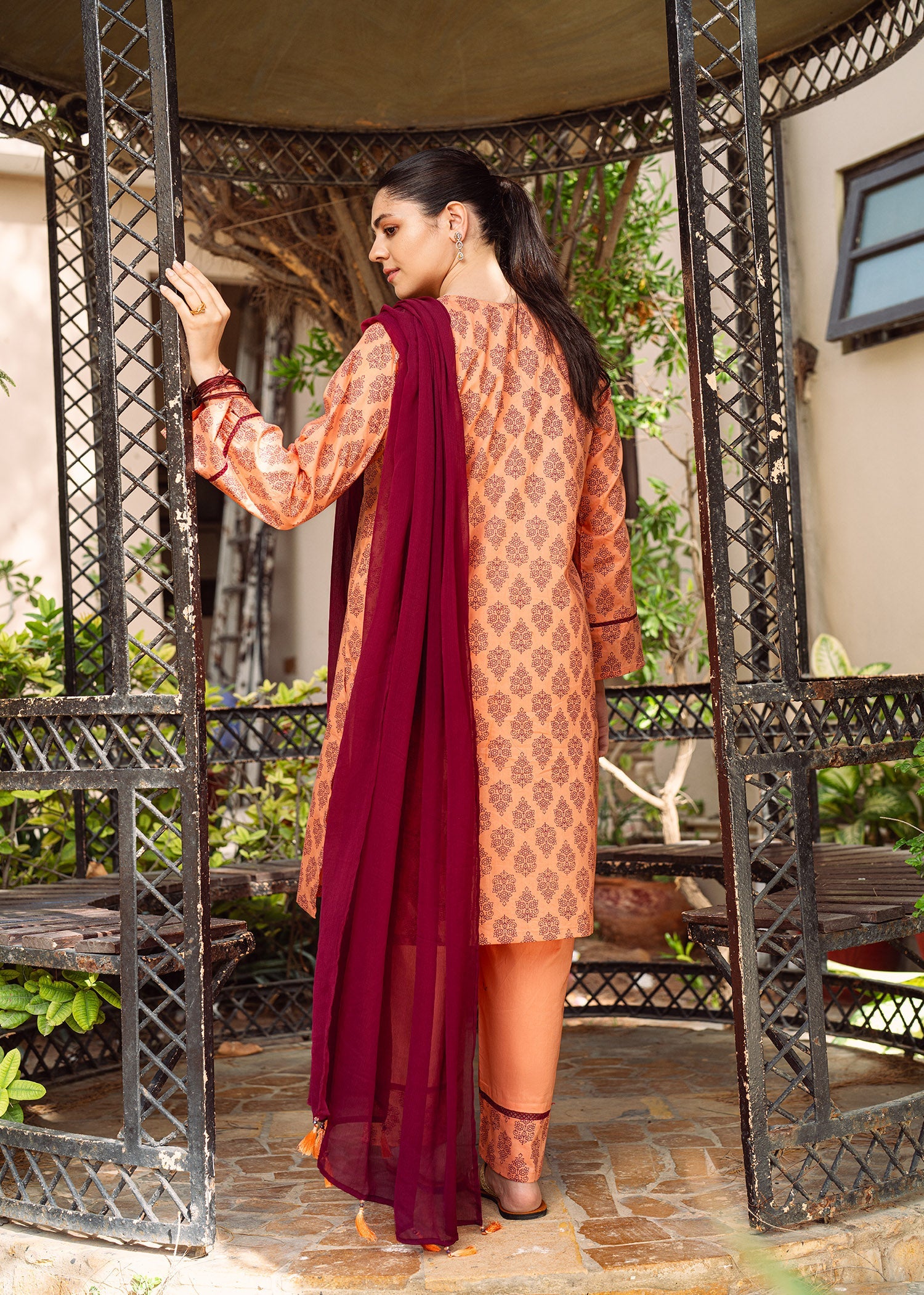 Kumash Textiles Apricot Crush Women Women 3pcs